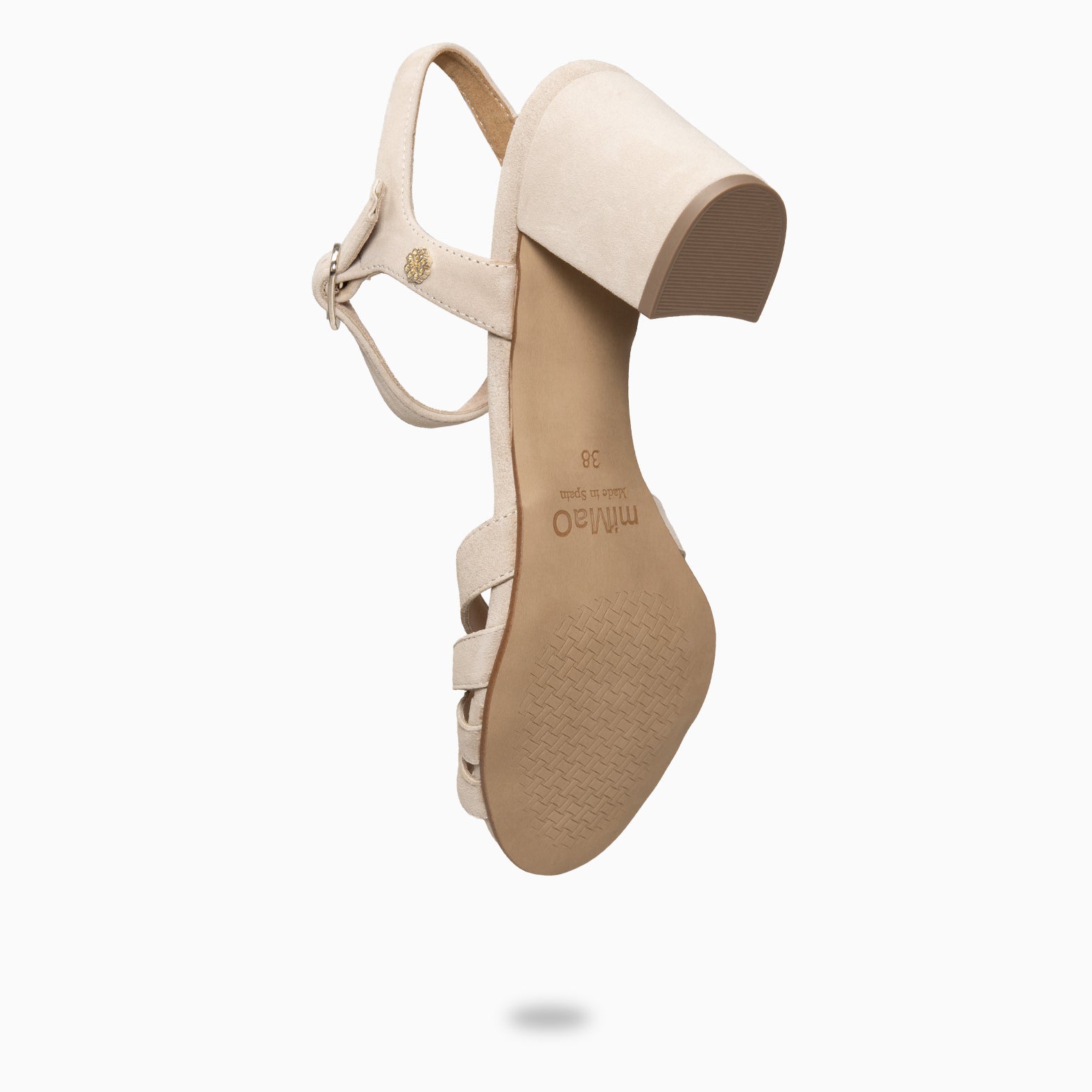 MUSA – Sandalias de Tacón ancho BEIGE - miMaO ®