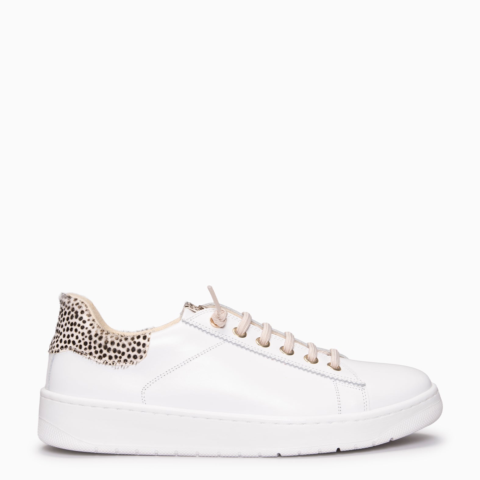 NANTES - Zapatillas Elegantes BLANCO PELO