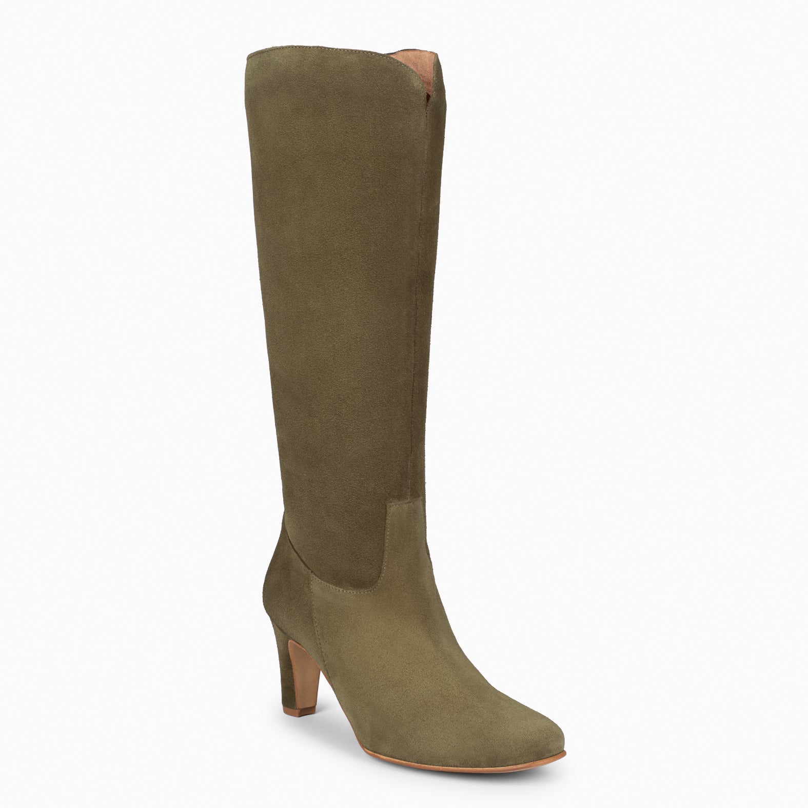 FRELARD – GREEN Women Boots with round toe 