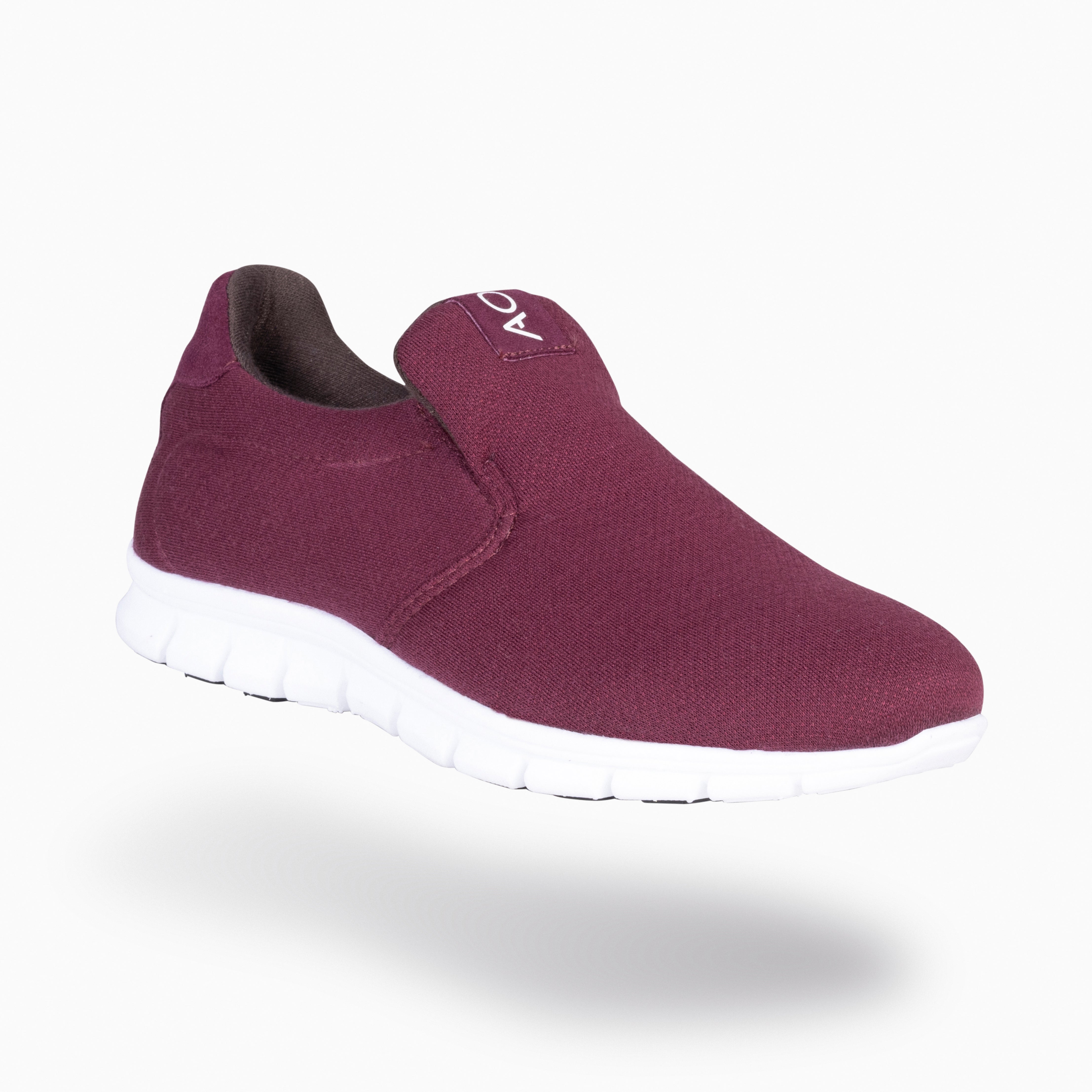 AIR - BURGUNDY Women sock-free sneaker 