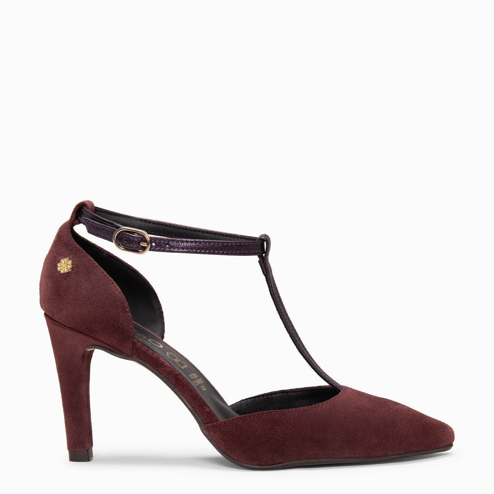 AMANDA - BURGUNDY High-heel shoes