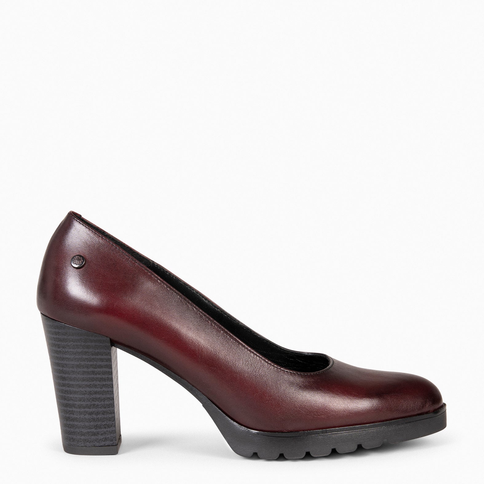 URBAN TREND – Escarpins casual à talon et plateforme BORDEAUX