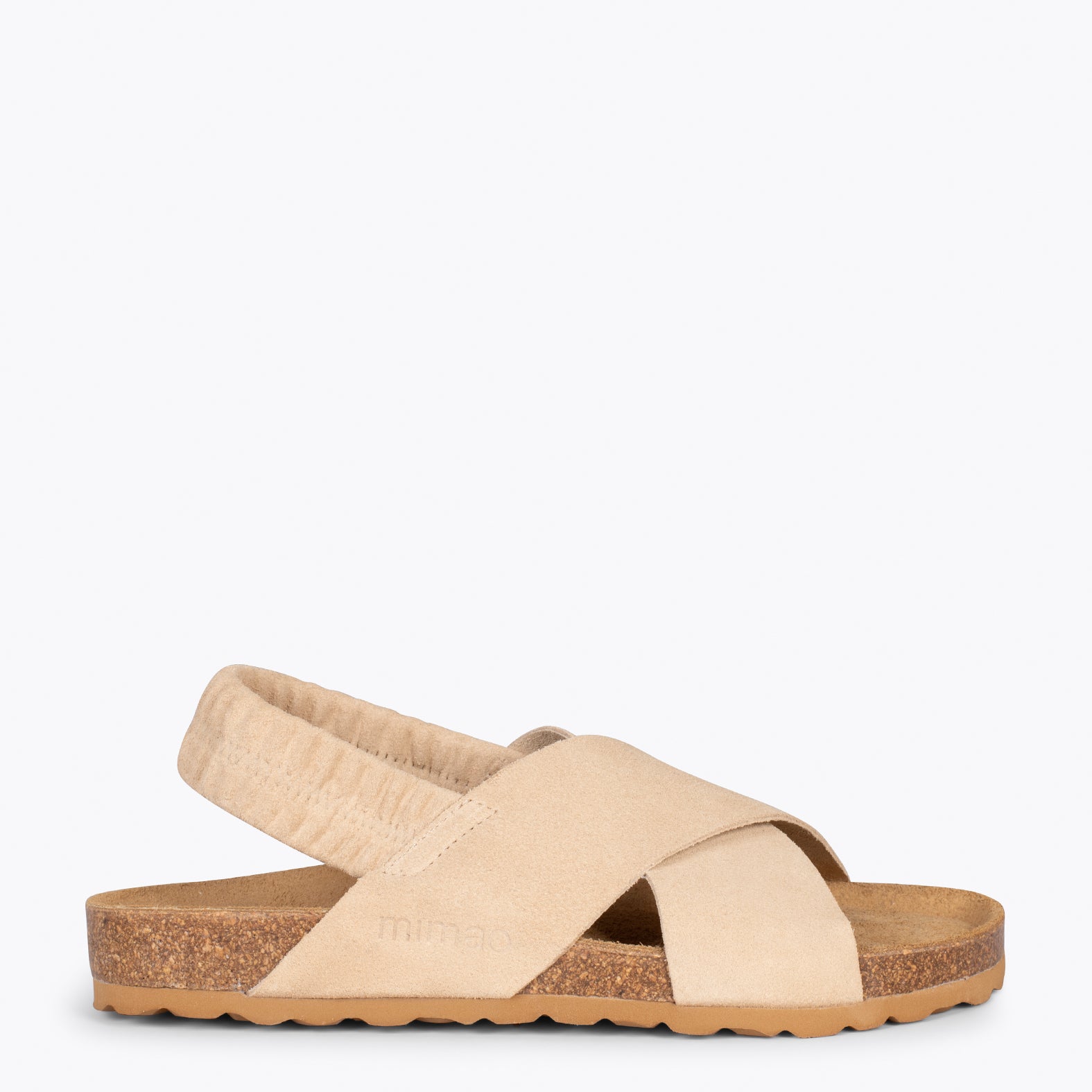 PALMERA – BEIGE bio sandal with elastic band