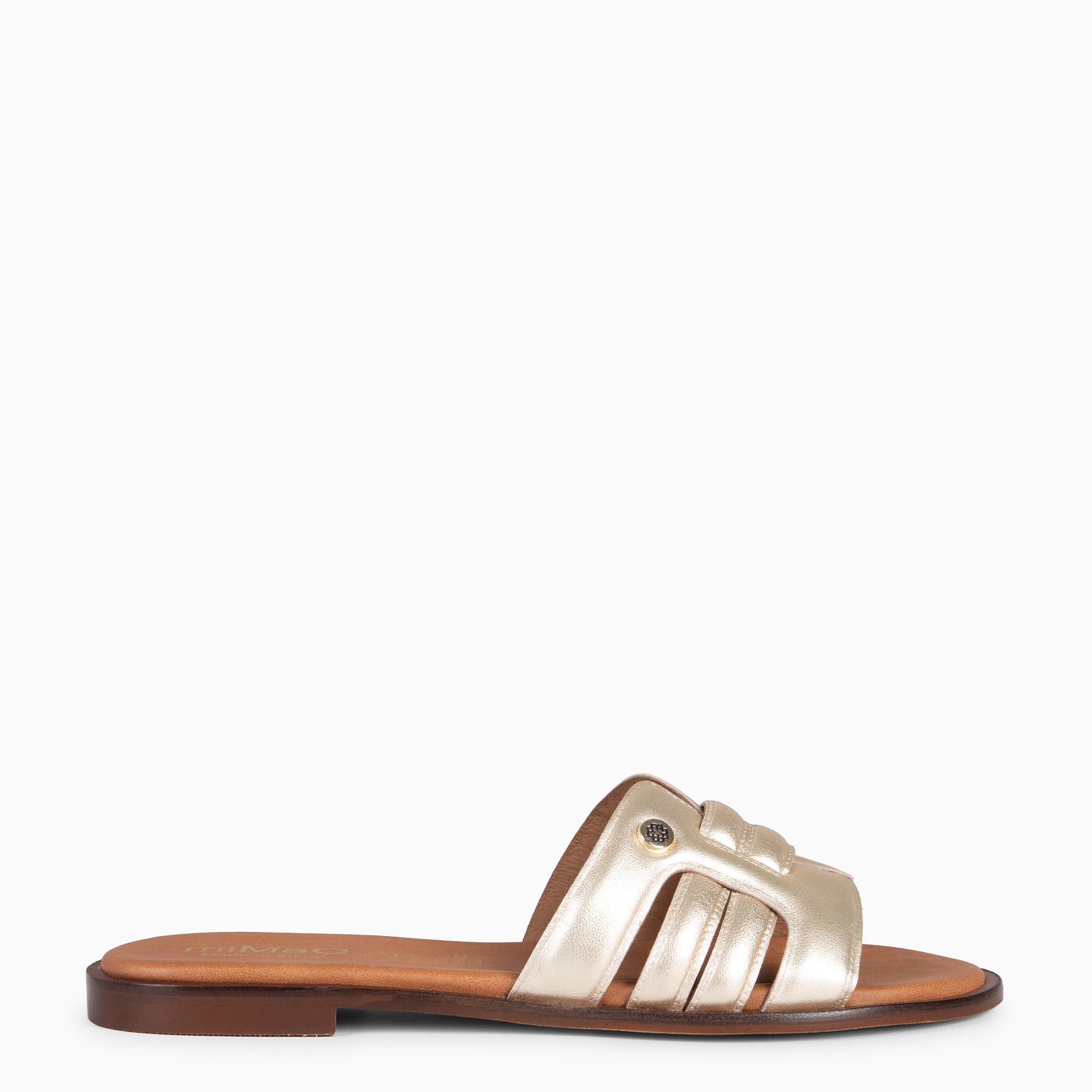 MENFIS – CHAMPAGNE Flat Sandals