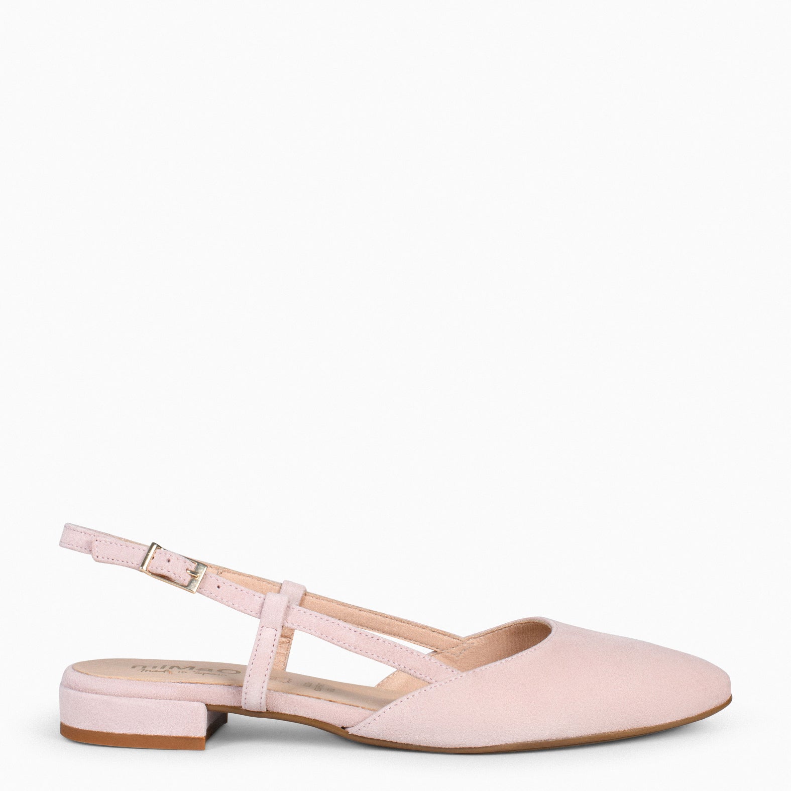 BRUNCH – Chaussures Slingbacks plates NUDE