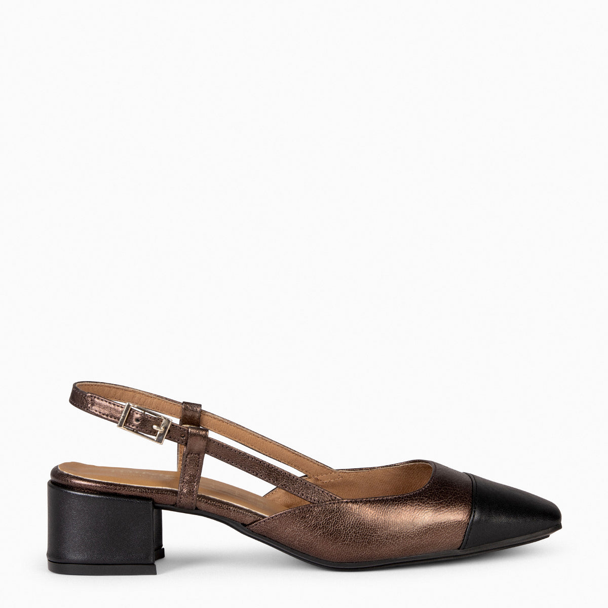 Boots bicolores cuir daim, noir et gris, F2366 Boots bicolores cuir daim, noir et gris, F2366