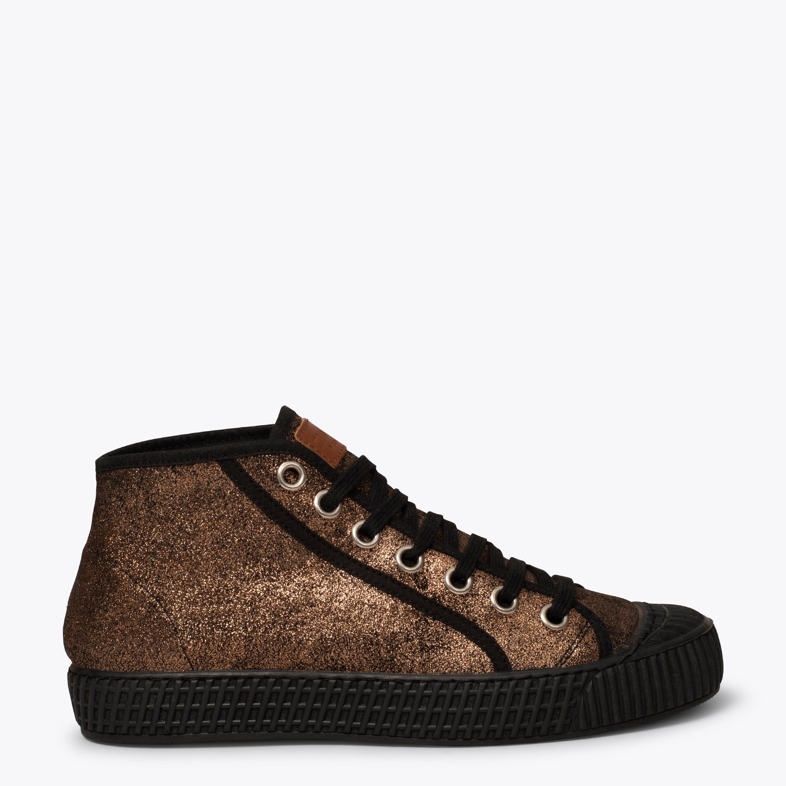 JUMP – COPPER metallic nappa leather sneakers