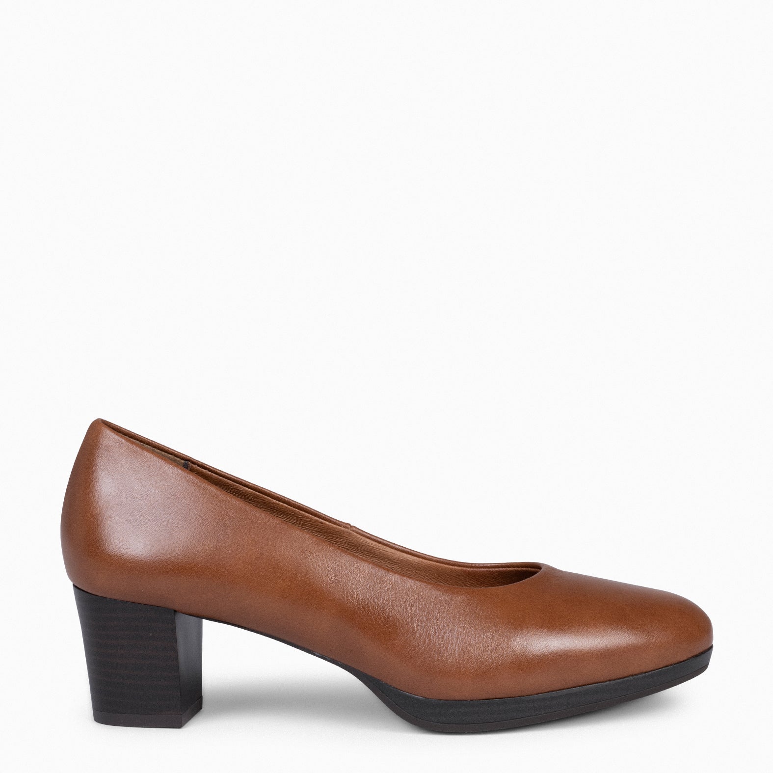 FLIGHT S – CAMEL low heels and platform shoes