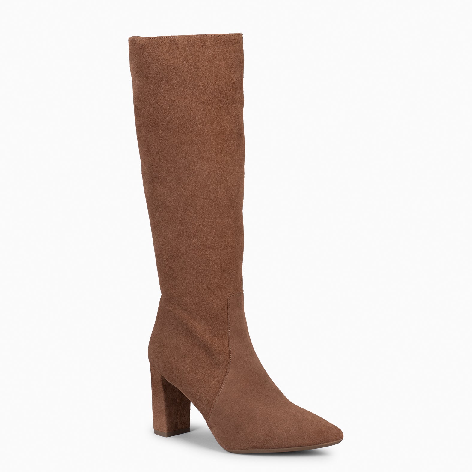 Bota alta camel mujer new arrivals