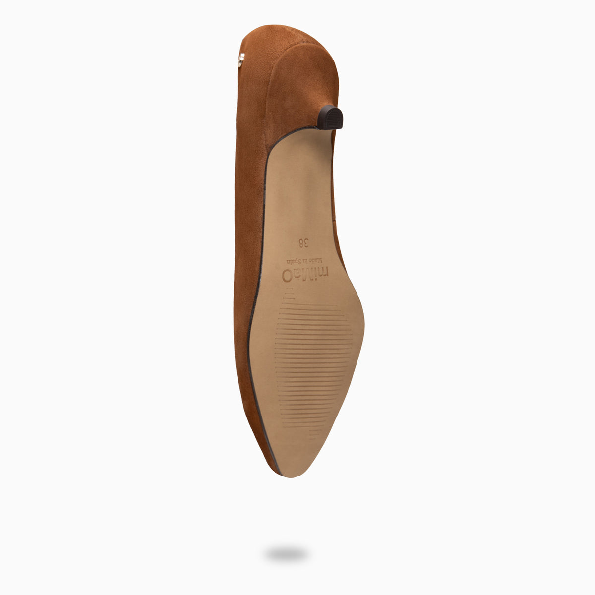 URBAN MINI - BROWN suede low heel pumps