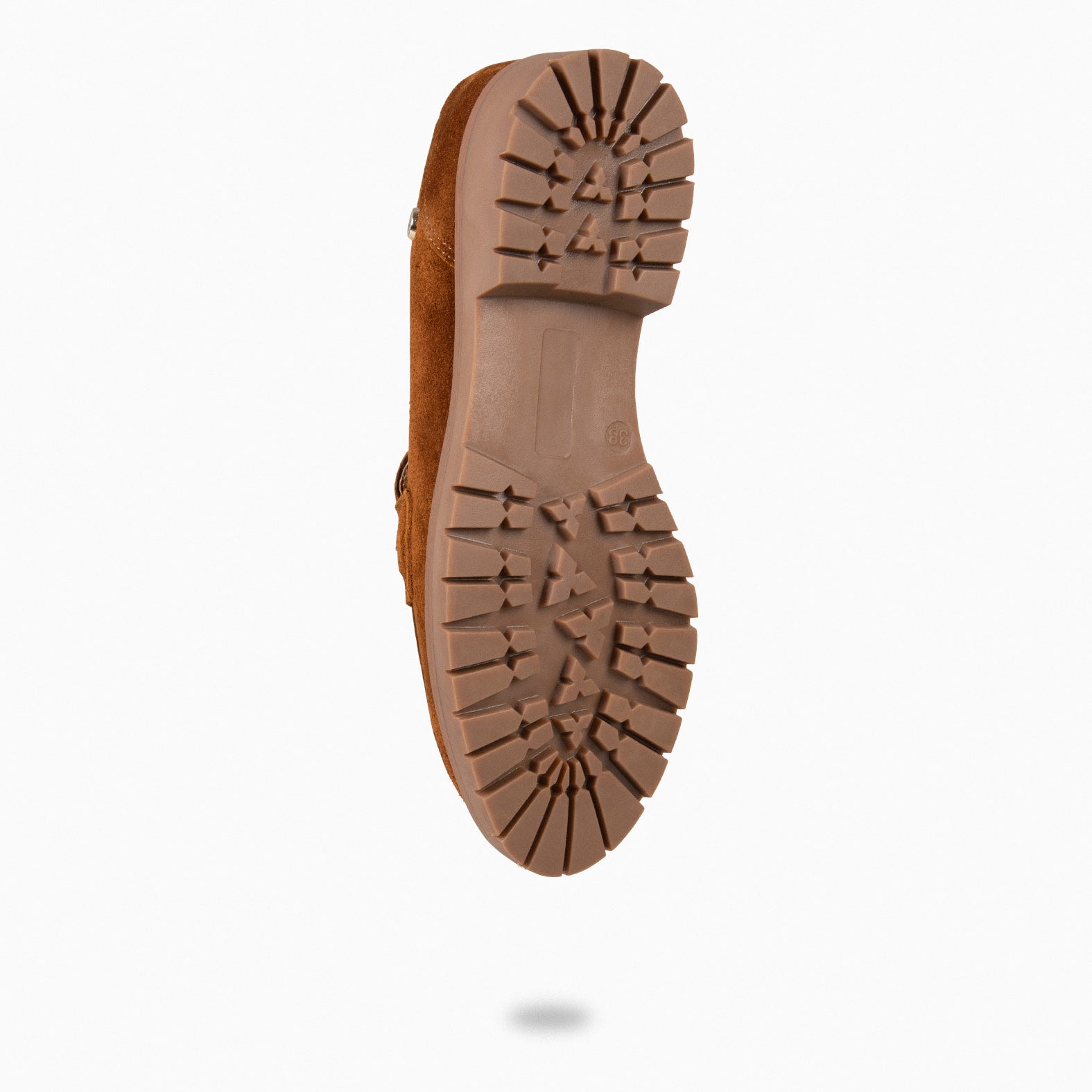 TREVILLA – CAMEL MOCCASIN WITH TRACK SOLE