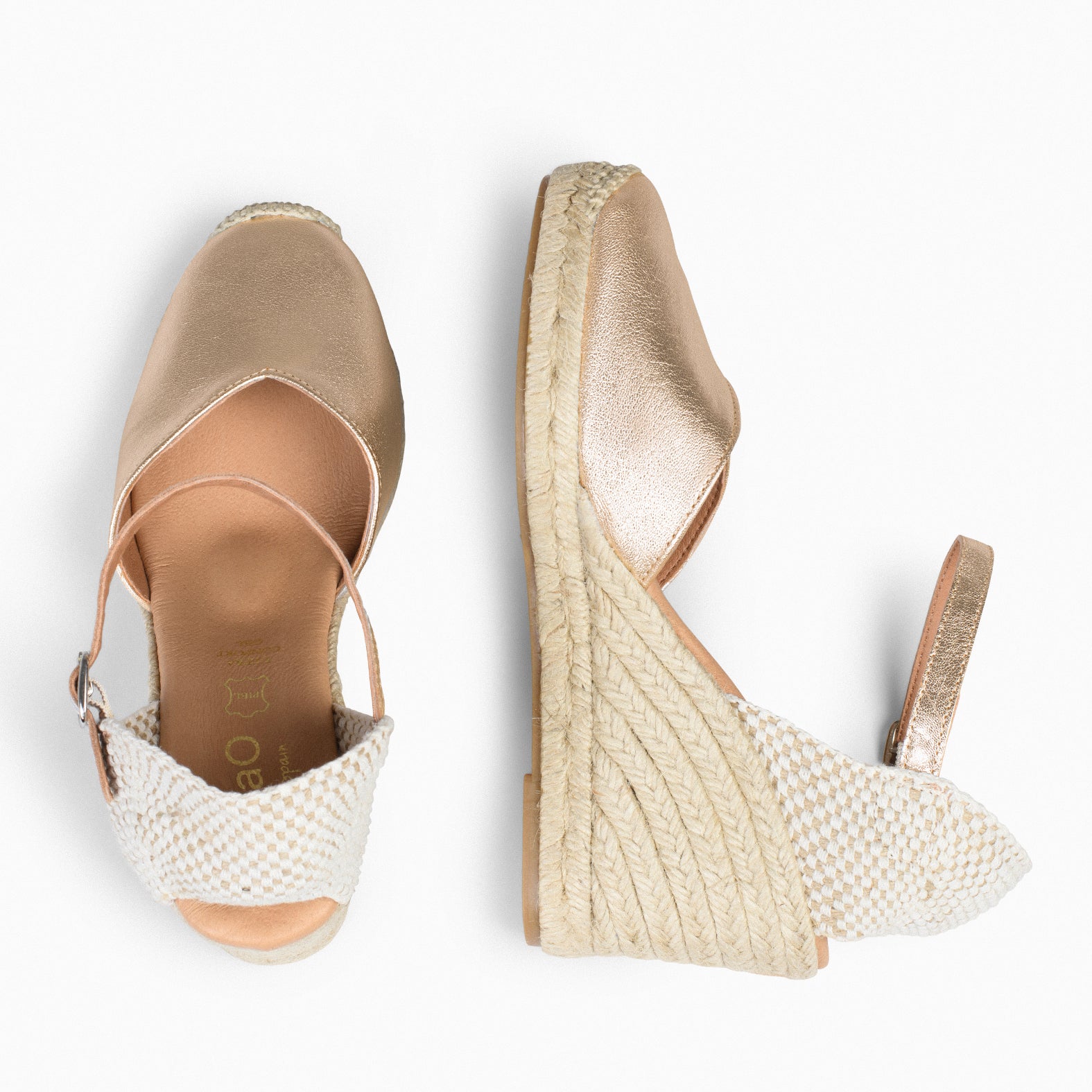NERJA - GOLDEN WEDGE ESPADRILLE