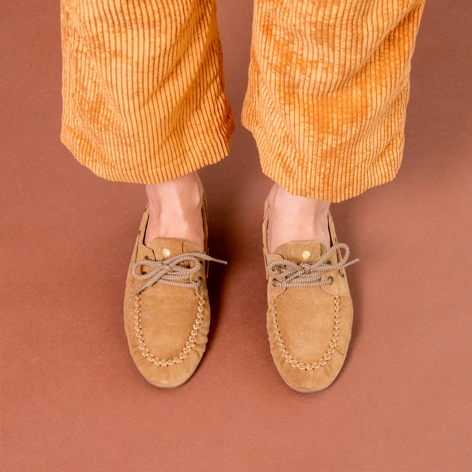 OSAKA - Mocasín con cordones TAUPE