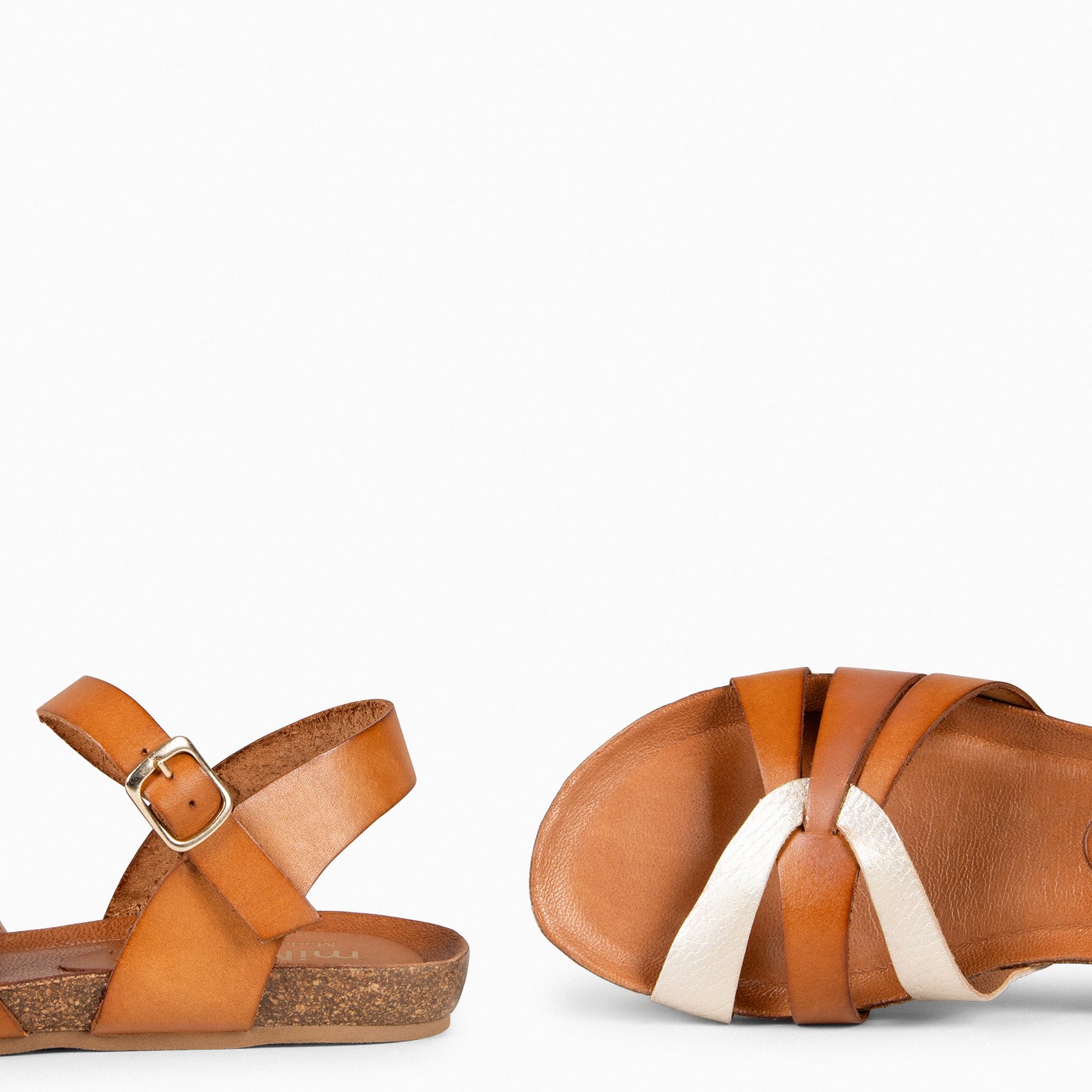 SALOMÉ - TAUPE Flat Sandals