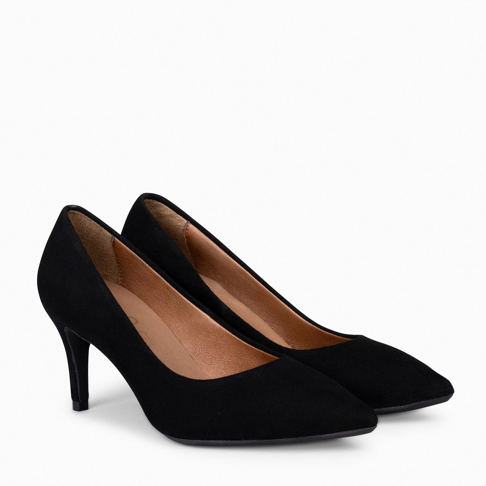 STILETTO – BLACK suede leather stilettos