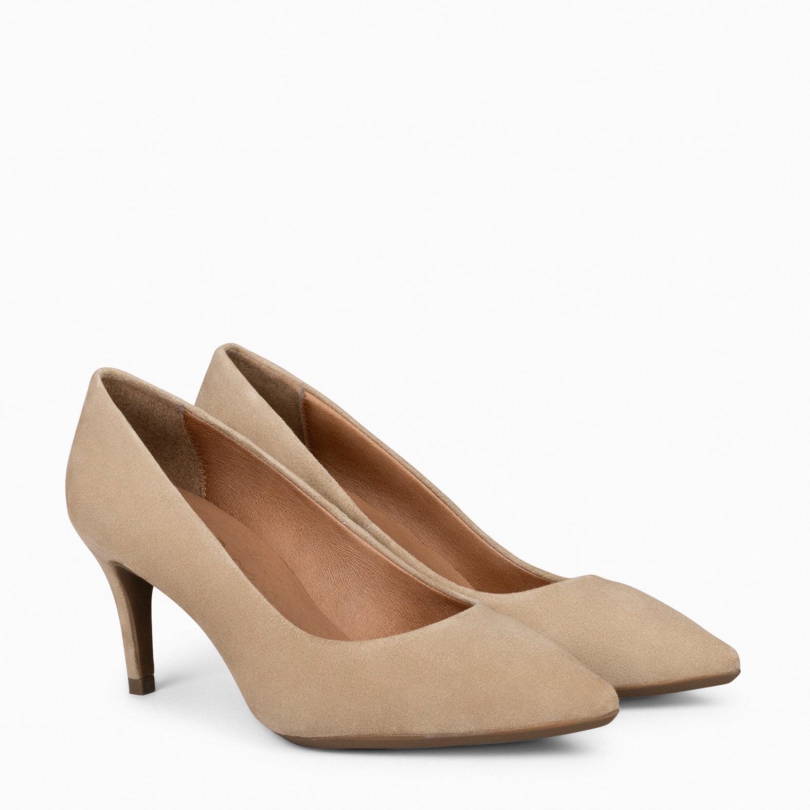 STILETTO - Zapatos de tacón fino en ante TAUPE