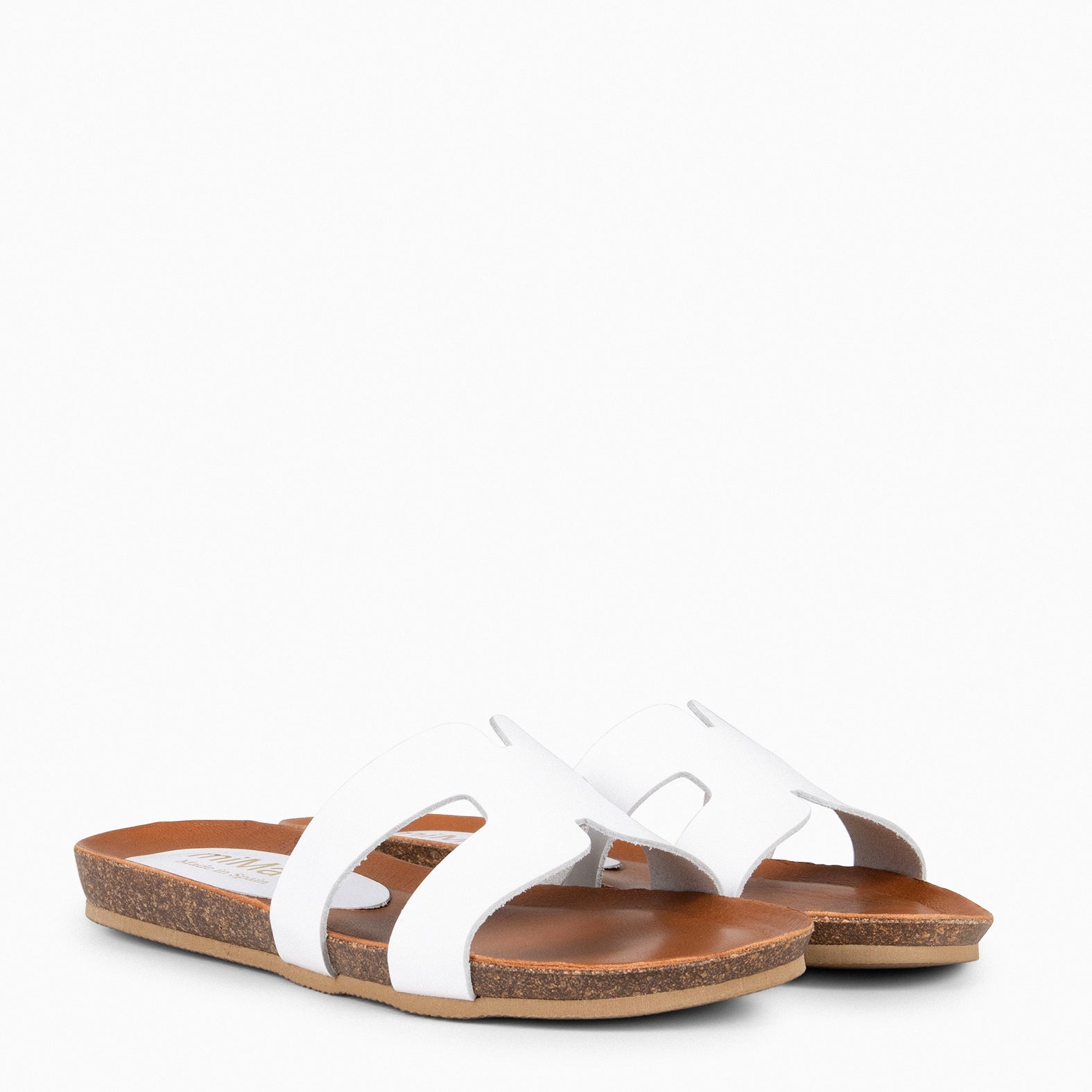 CLIVIA - WHITE Flat Sandals