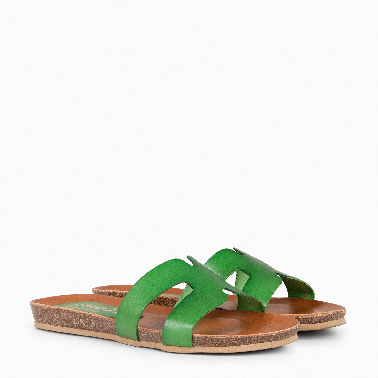 CLIVIA - GREEN Flat Sandals