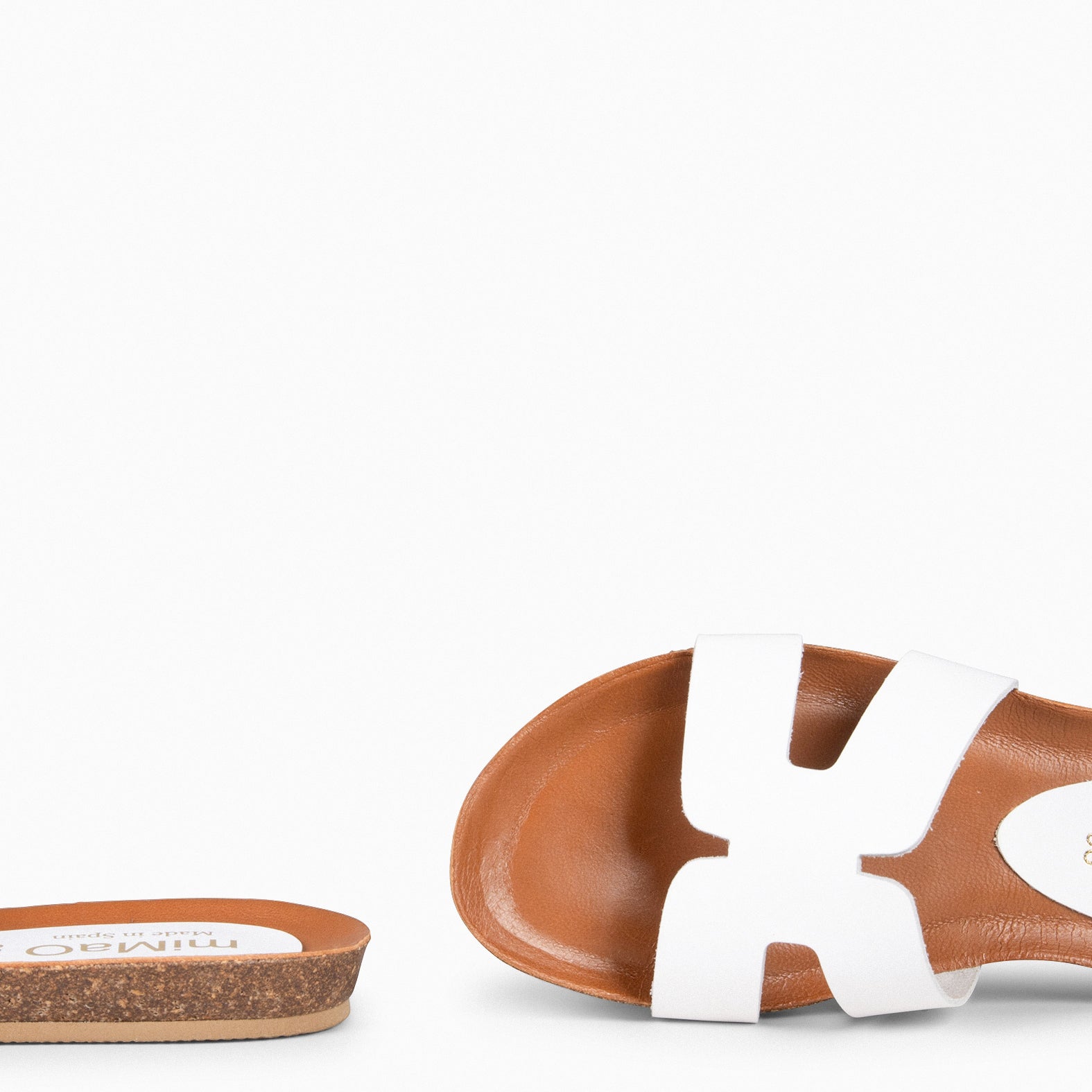 CLIVIA - WHITE Flat Sandals