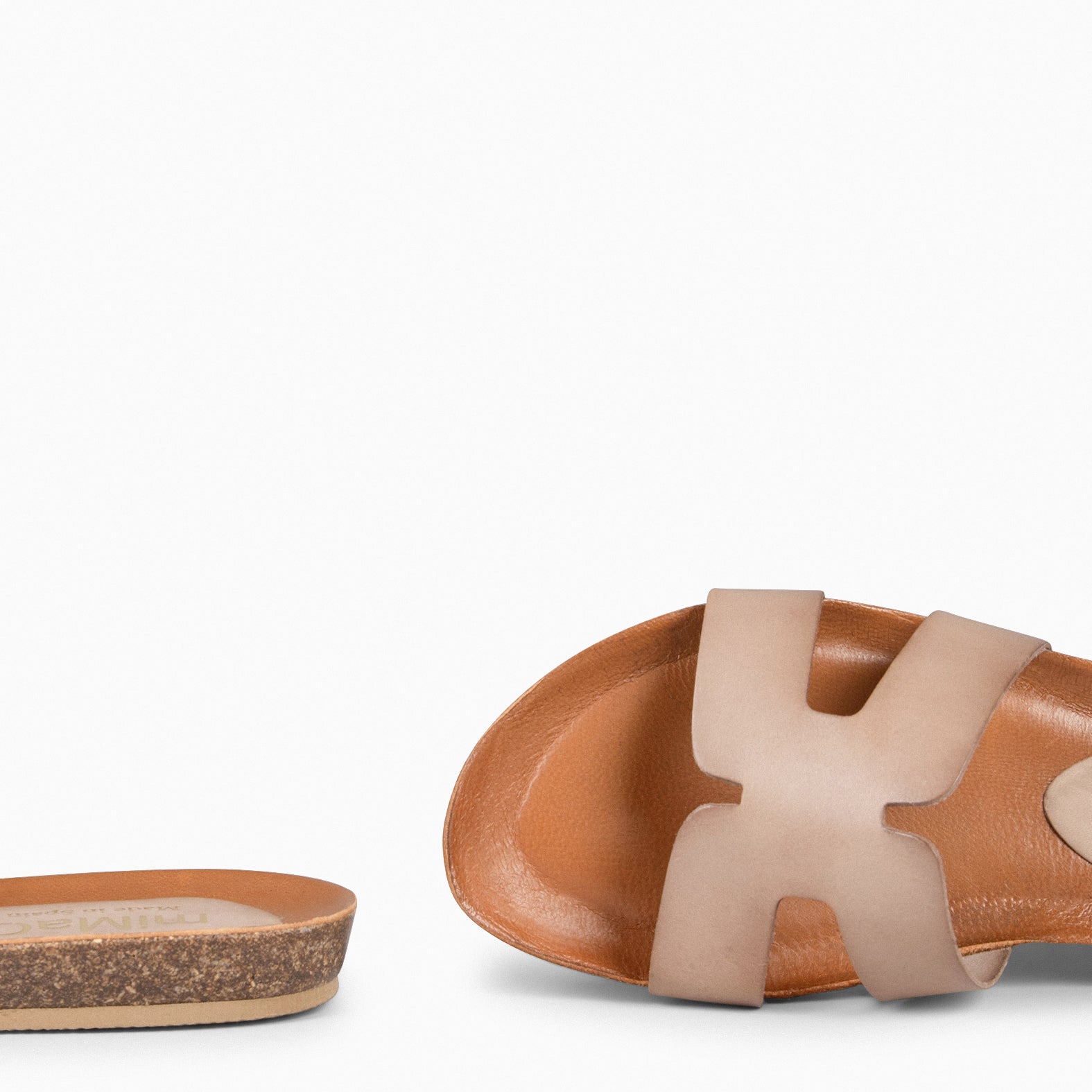 CLIVIA - TAUPE Flat Sandals