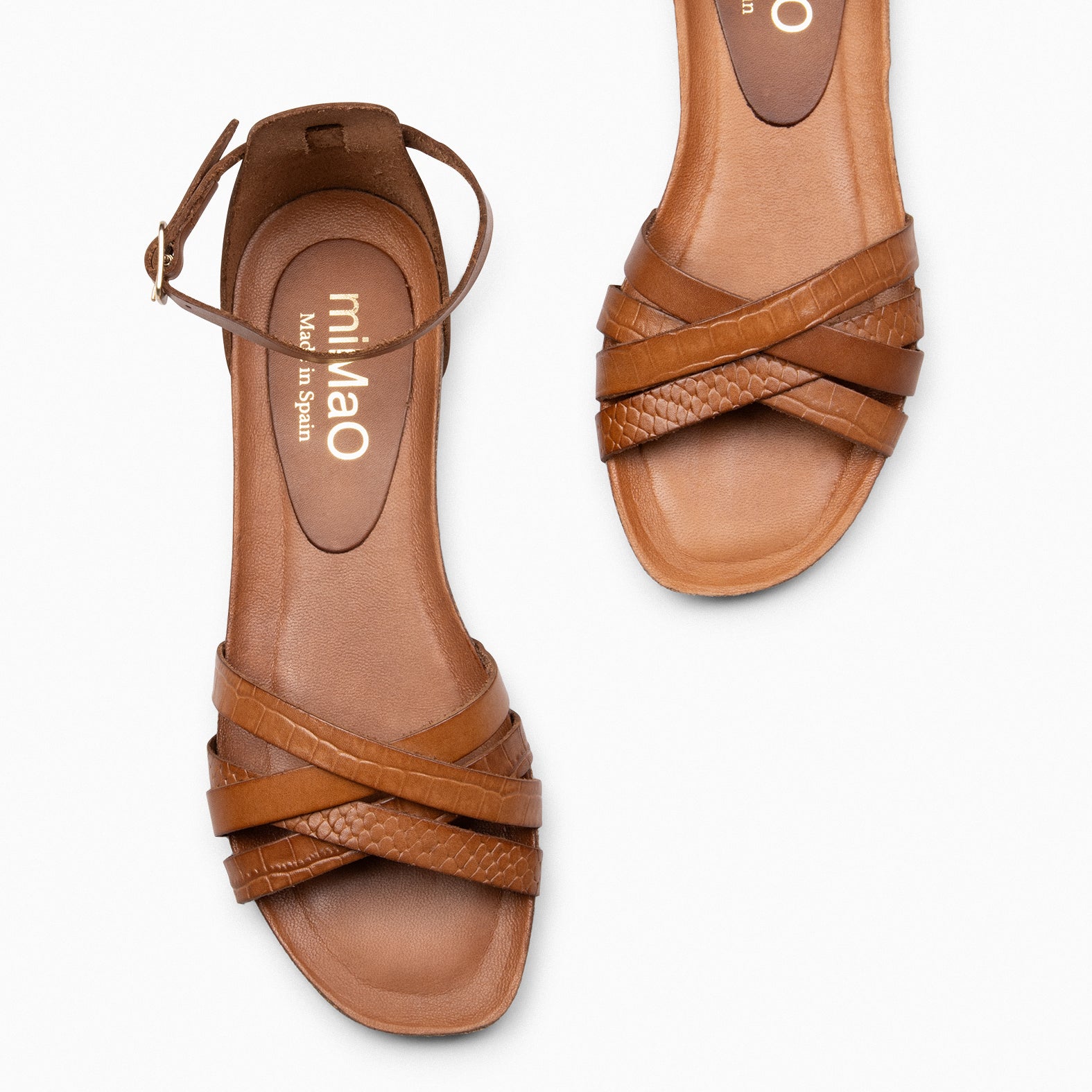 CRISSAL – LEATHER Flat Sandals