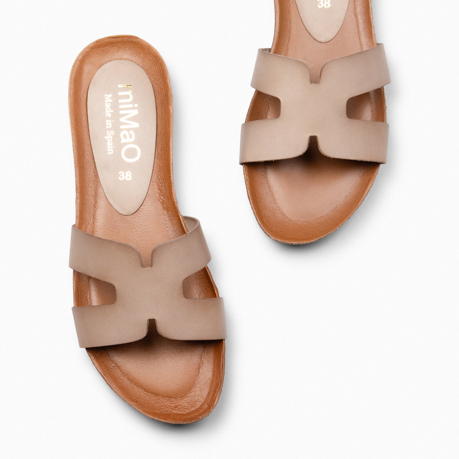 CLIVIA - TAUPE Flat Sandals