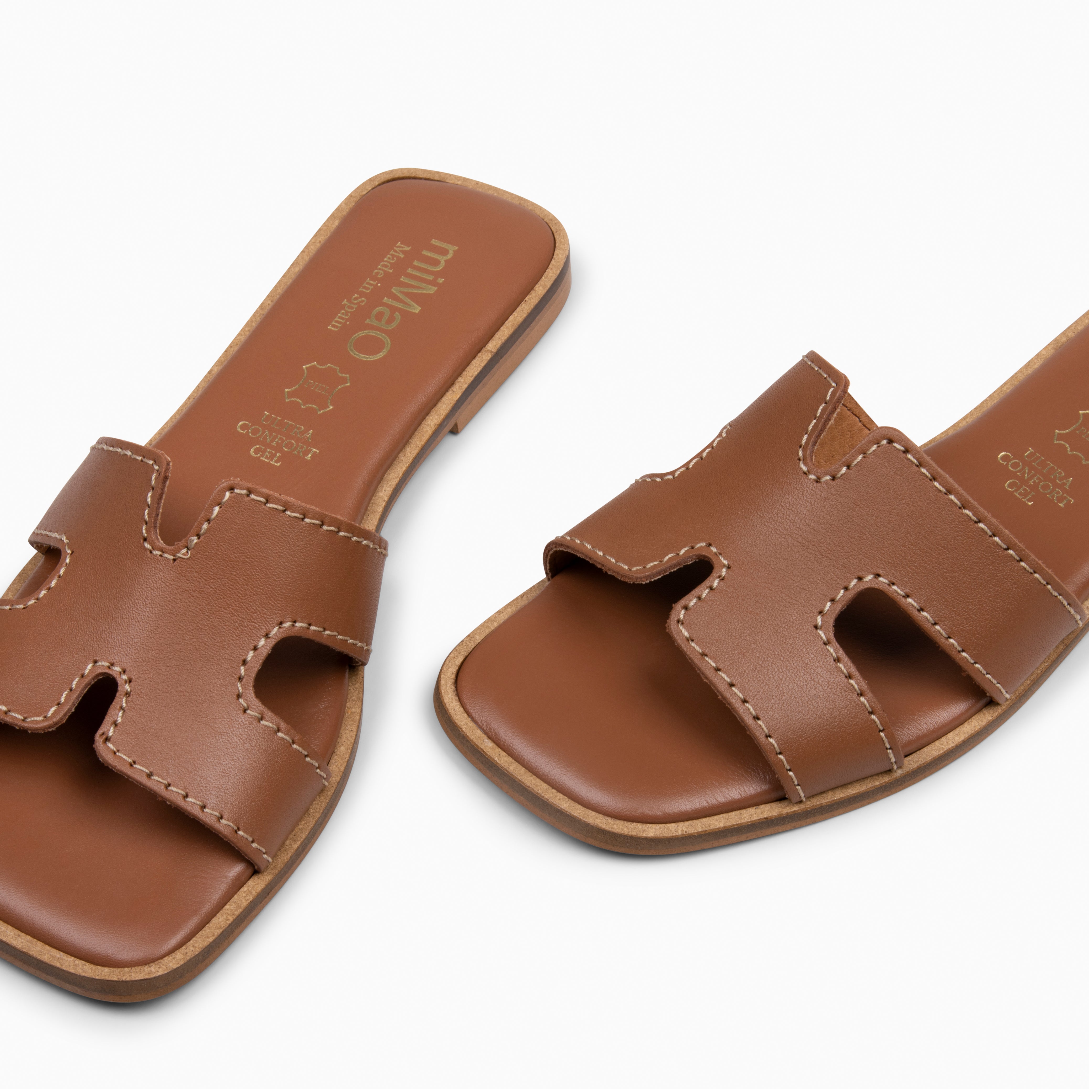 LUXOR – LEATHER Flat Sandals