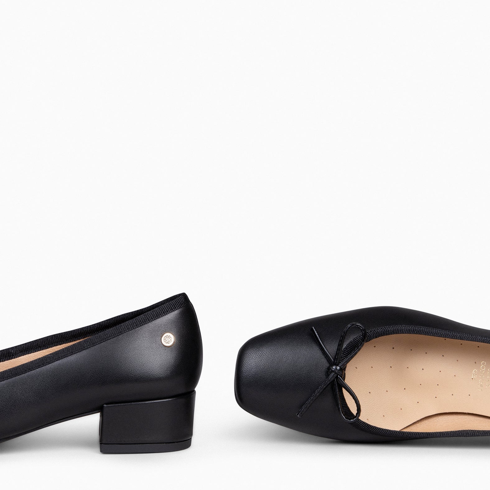 Mid heel clearance ballet pumps