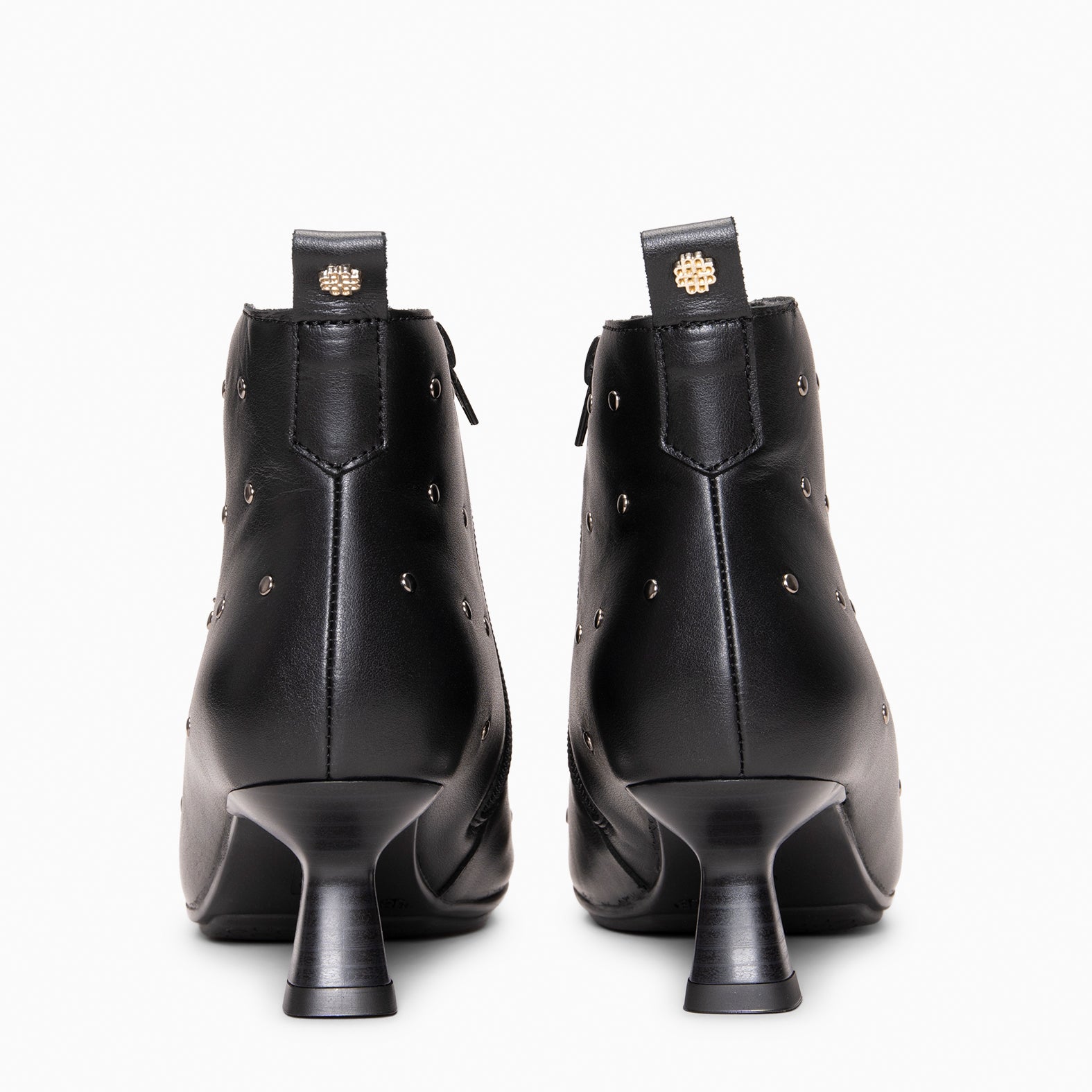 SELMA - BLACK Kitten heel ankle boots