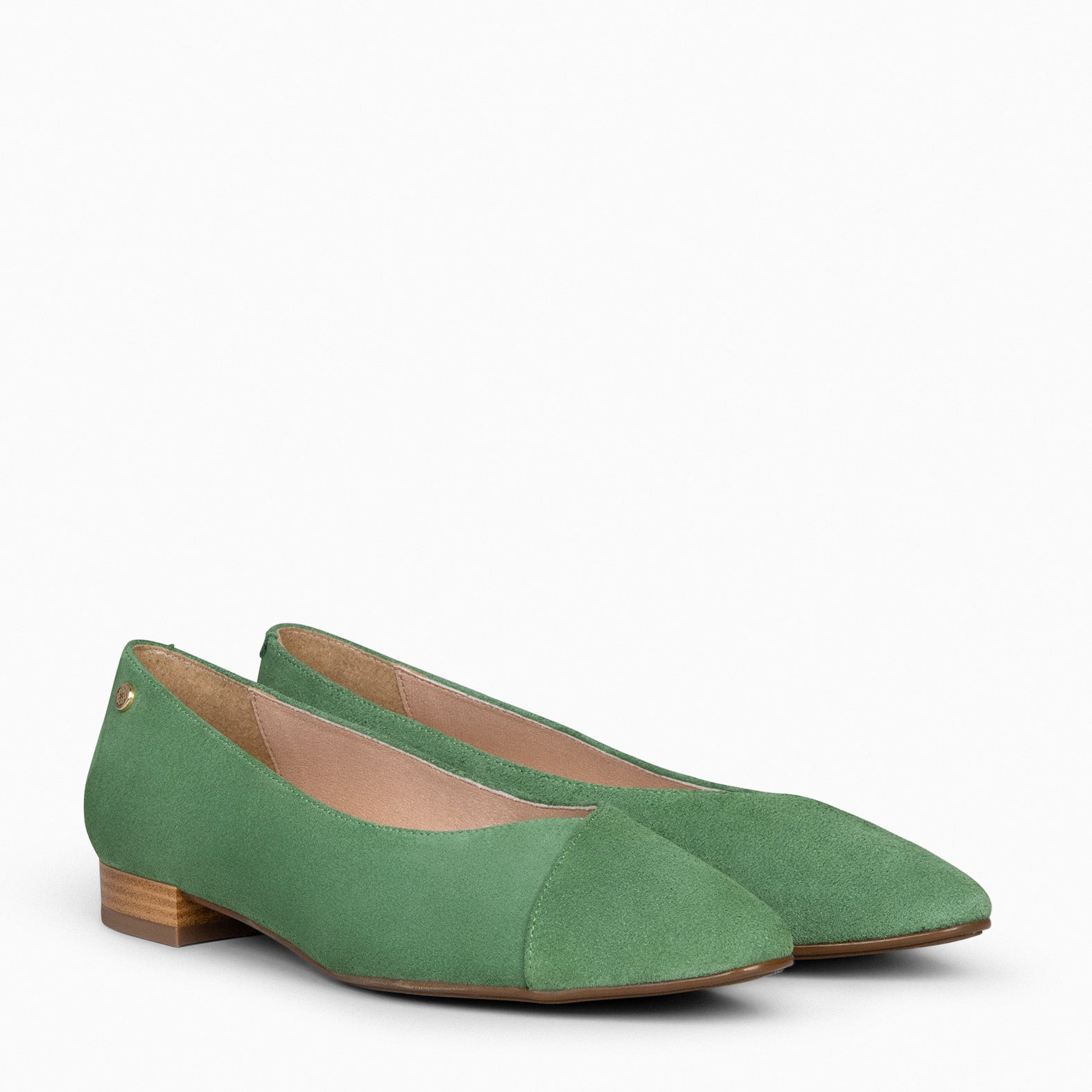 MARIE – GREEN pointed flats