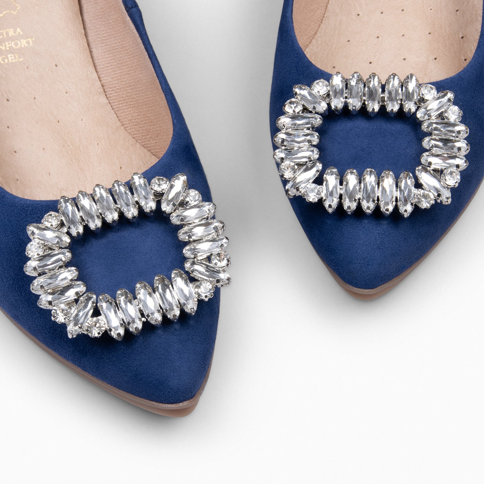 URBAN S CRISTAL - Zapatos de tacón con adorno de cristal AZUL