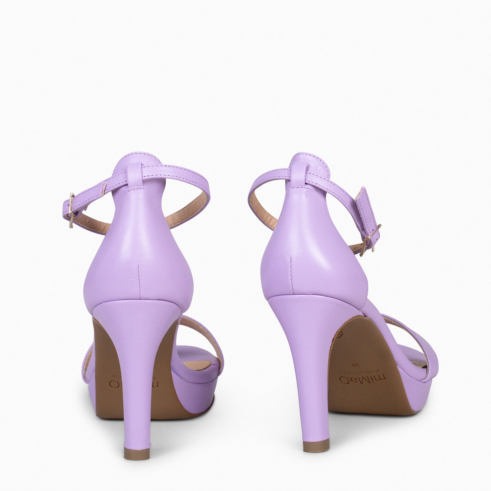 PARTY – LILAC high-heeled platform sandals