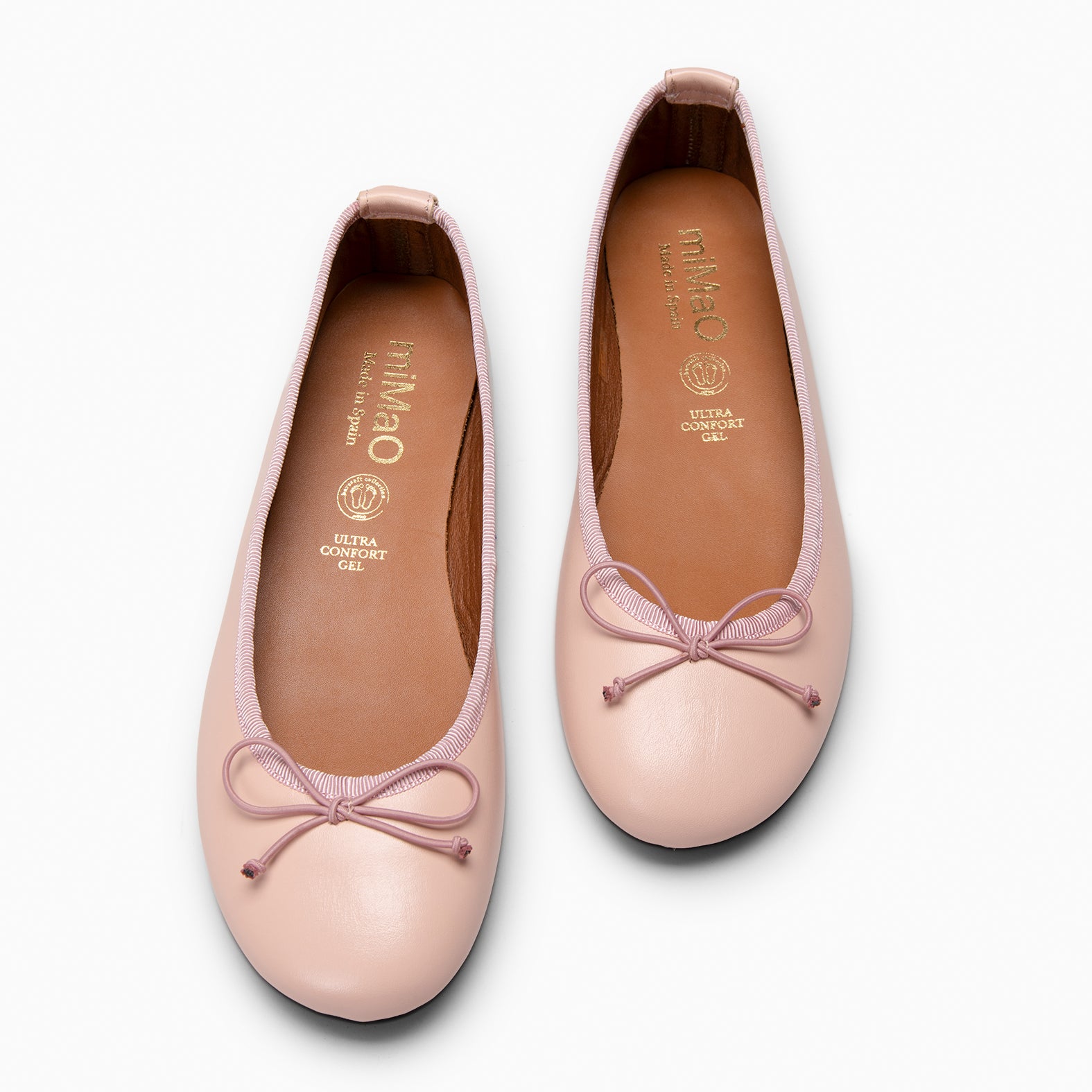 CAMPANILLA - Bailarinas baresoft con lazo ROSA