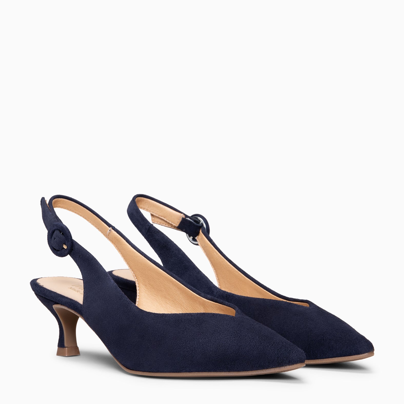 CARMEN – Zapatos de Tacón acampanado MARINO - miMaO ®