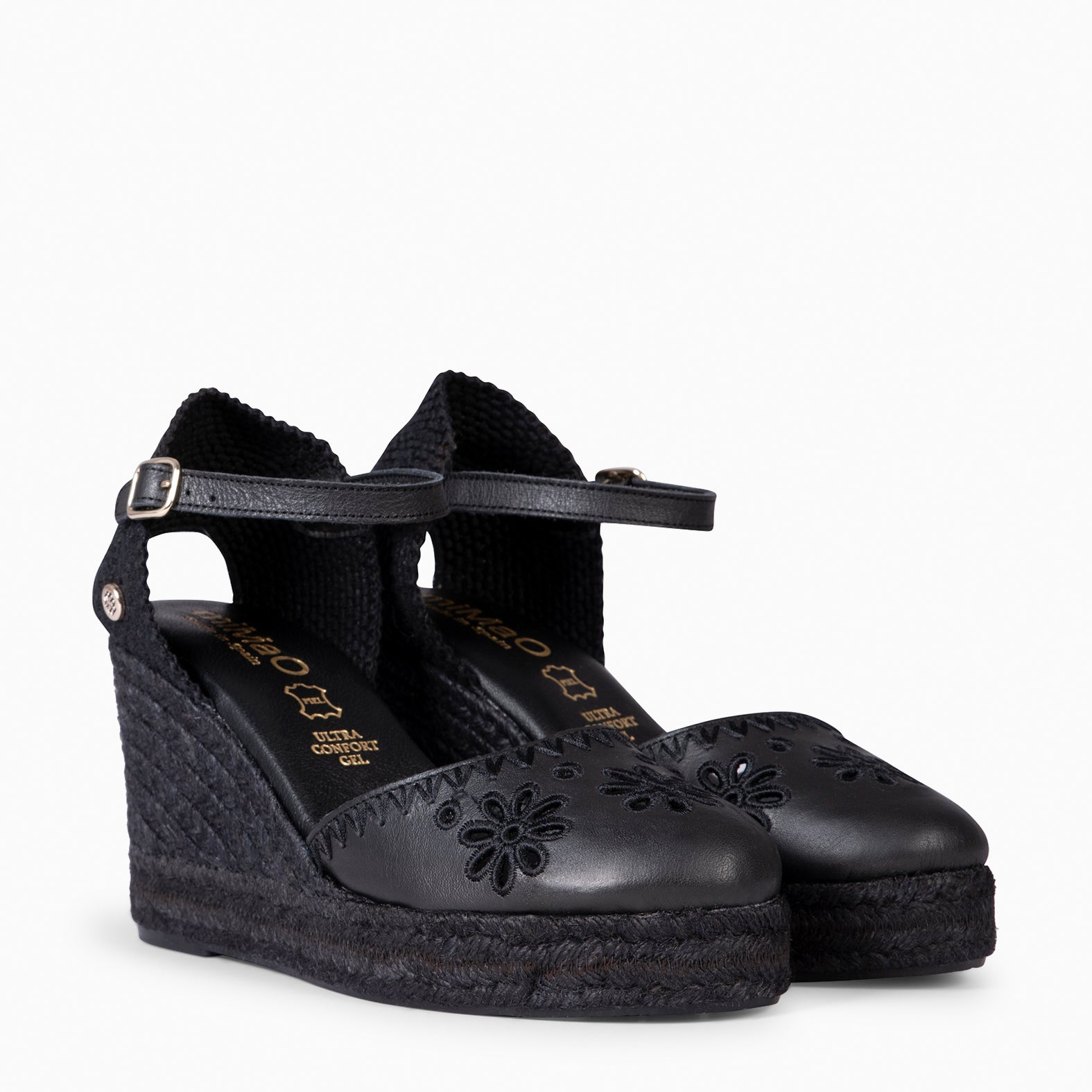 CASARES - Cuña de Esparto de napa NEGRO - miMaO ®