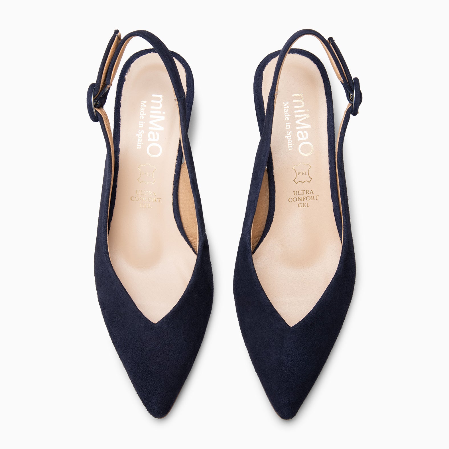 CARMEN – Zapatos de Tacón acampanado MARINO - miMaO ®