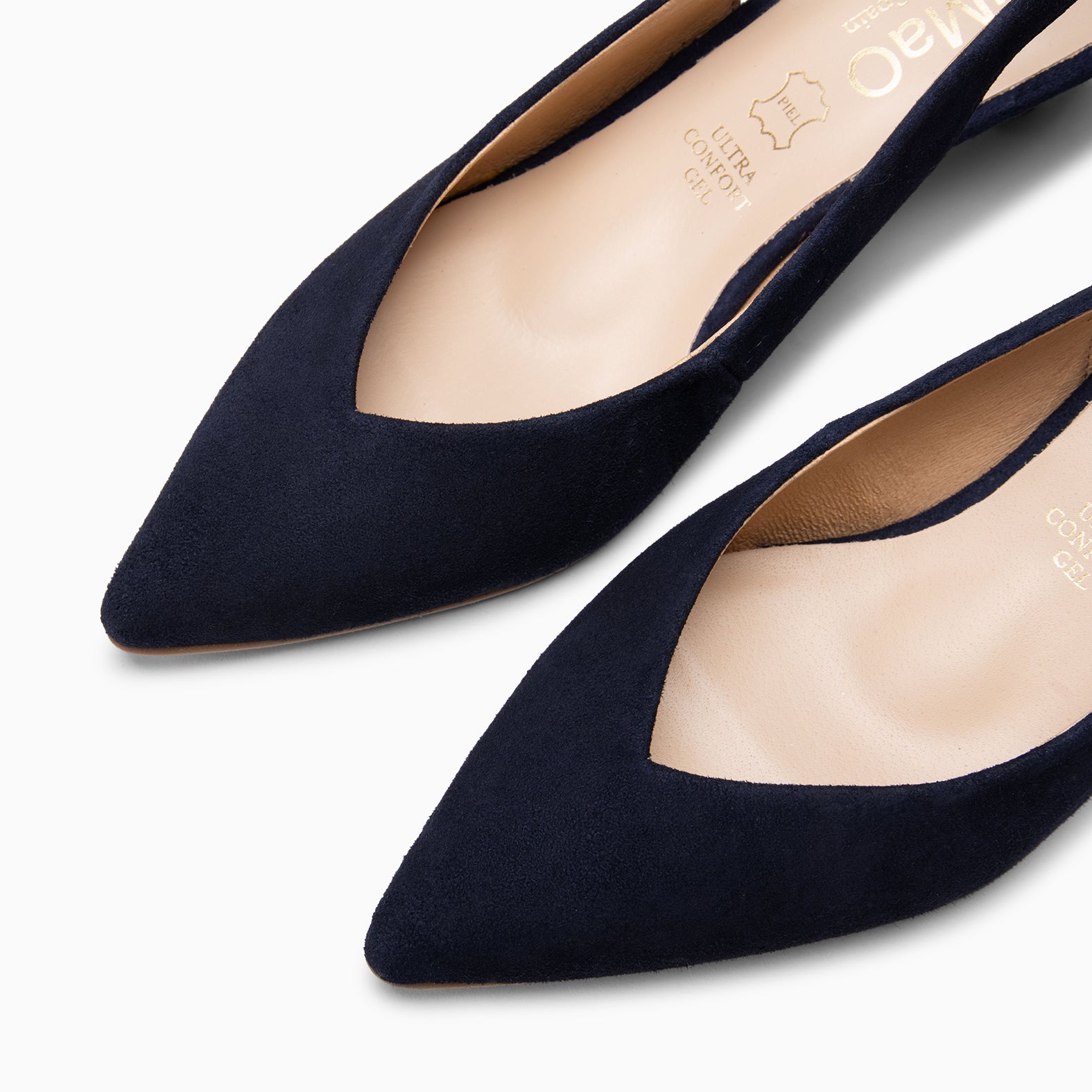 CARMEN – Zapatos de Tacón acampanado MARINO - miMaO ®