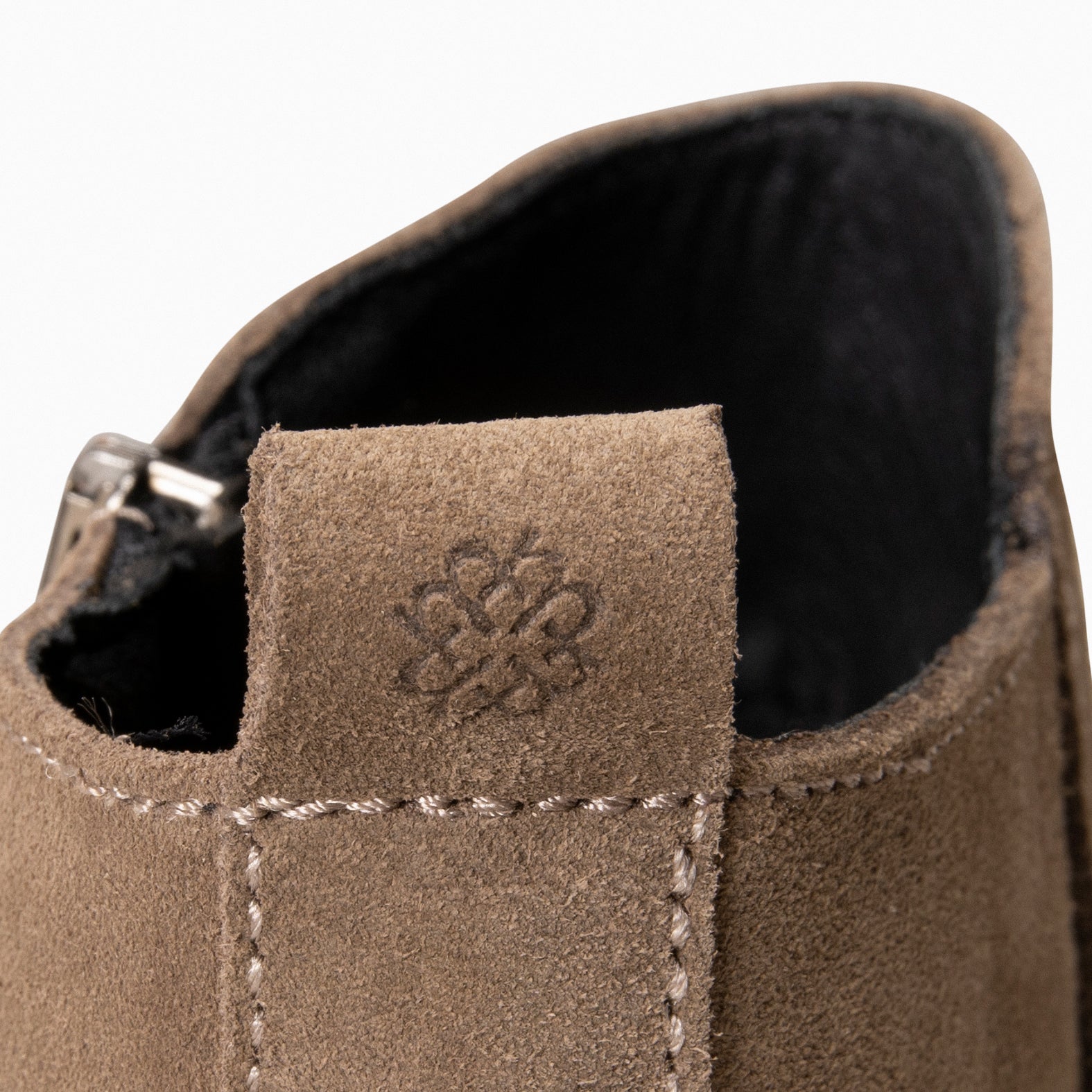 POP - Botín de piel hidrófugo TAUPE