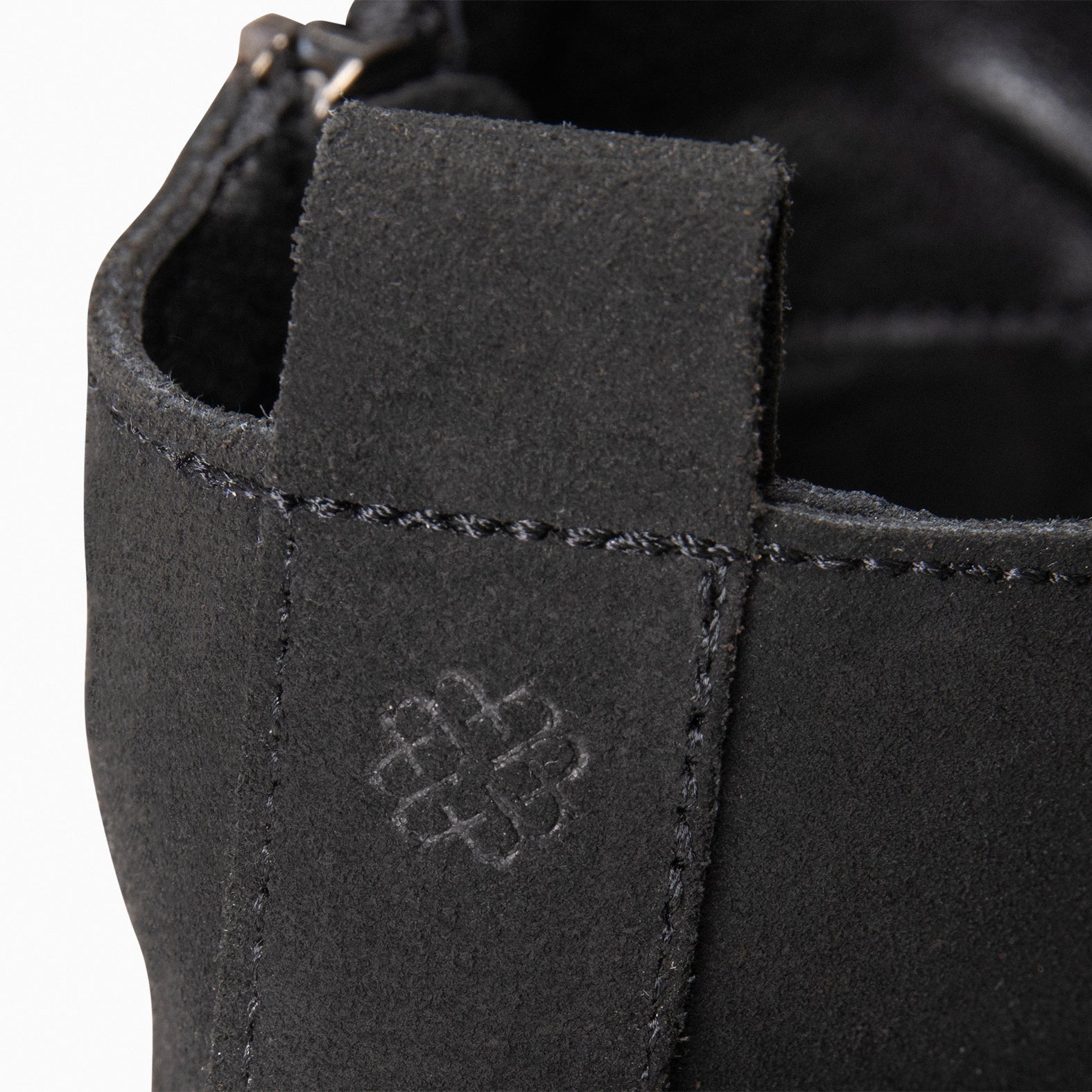 POP - Botín de piel hidrófugo NEGRO