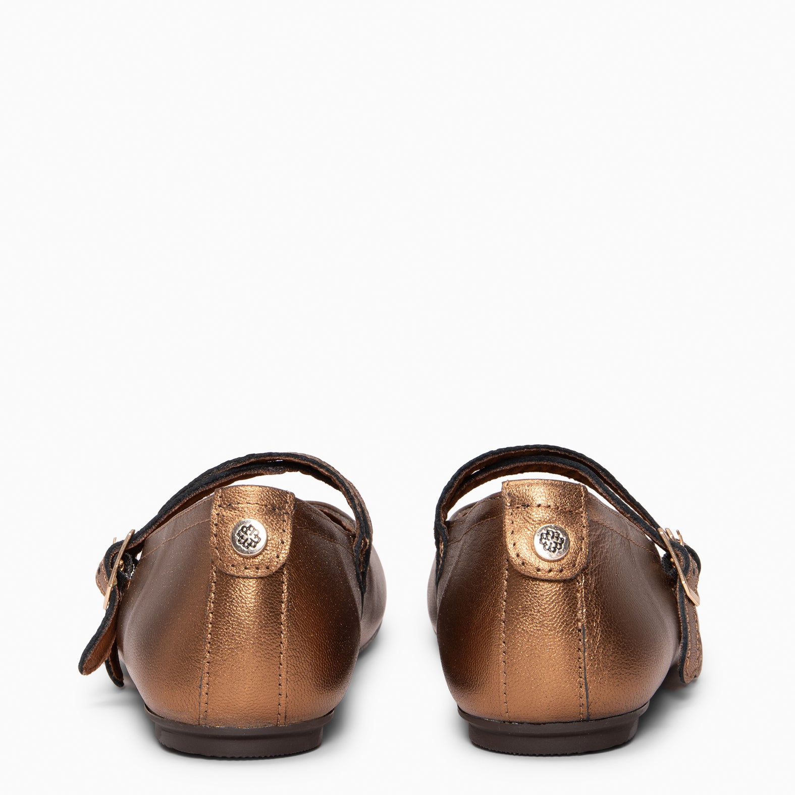 AMAPOLA - BRONZE LEATHER BARESOFT BALLERINA 