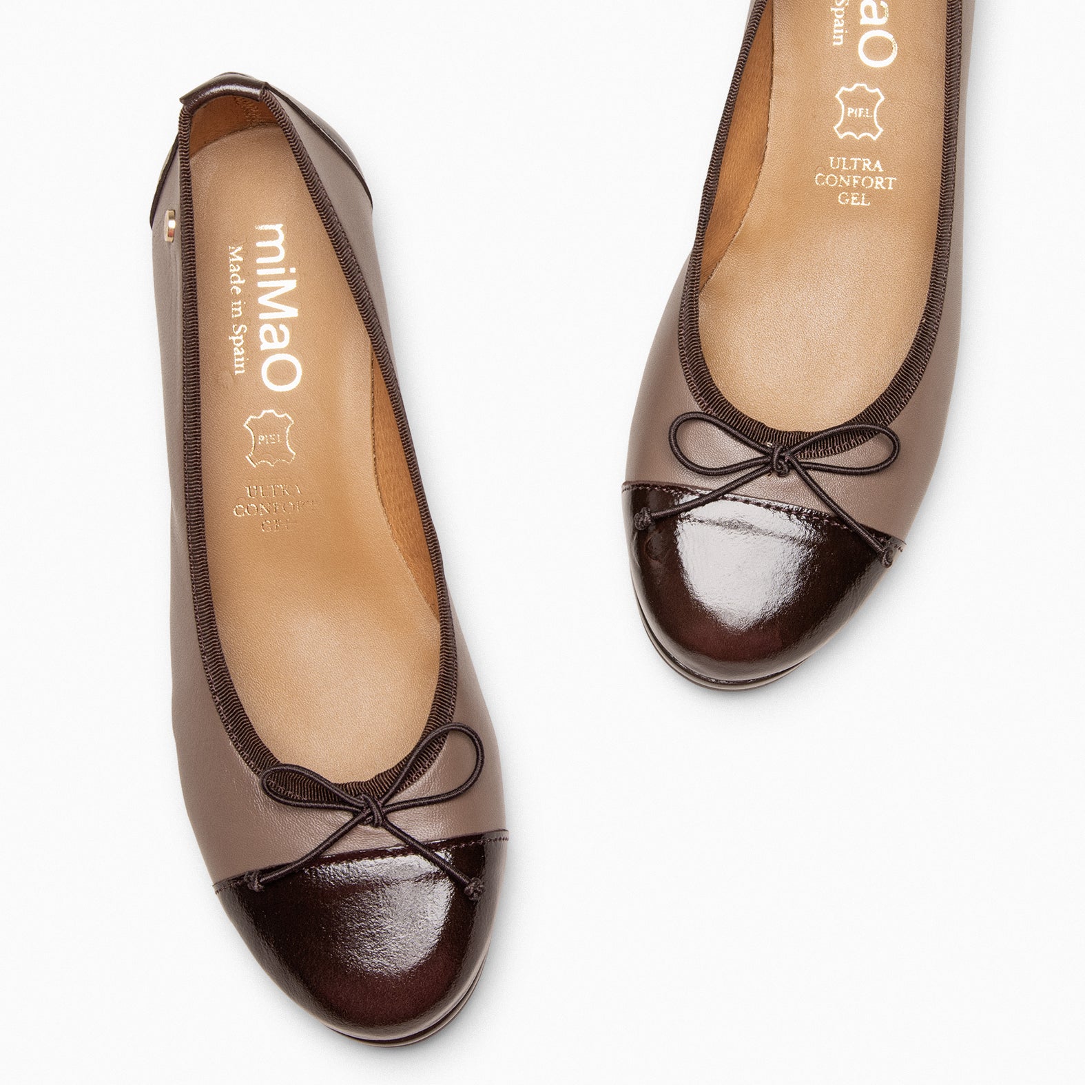 NORINA – TAUPE WEDGE BALLERINA