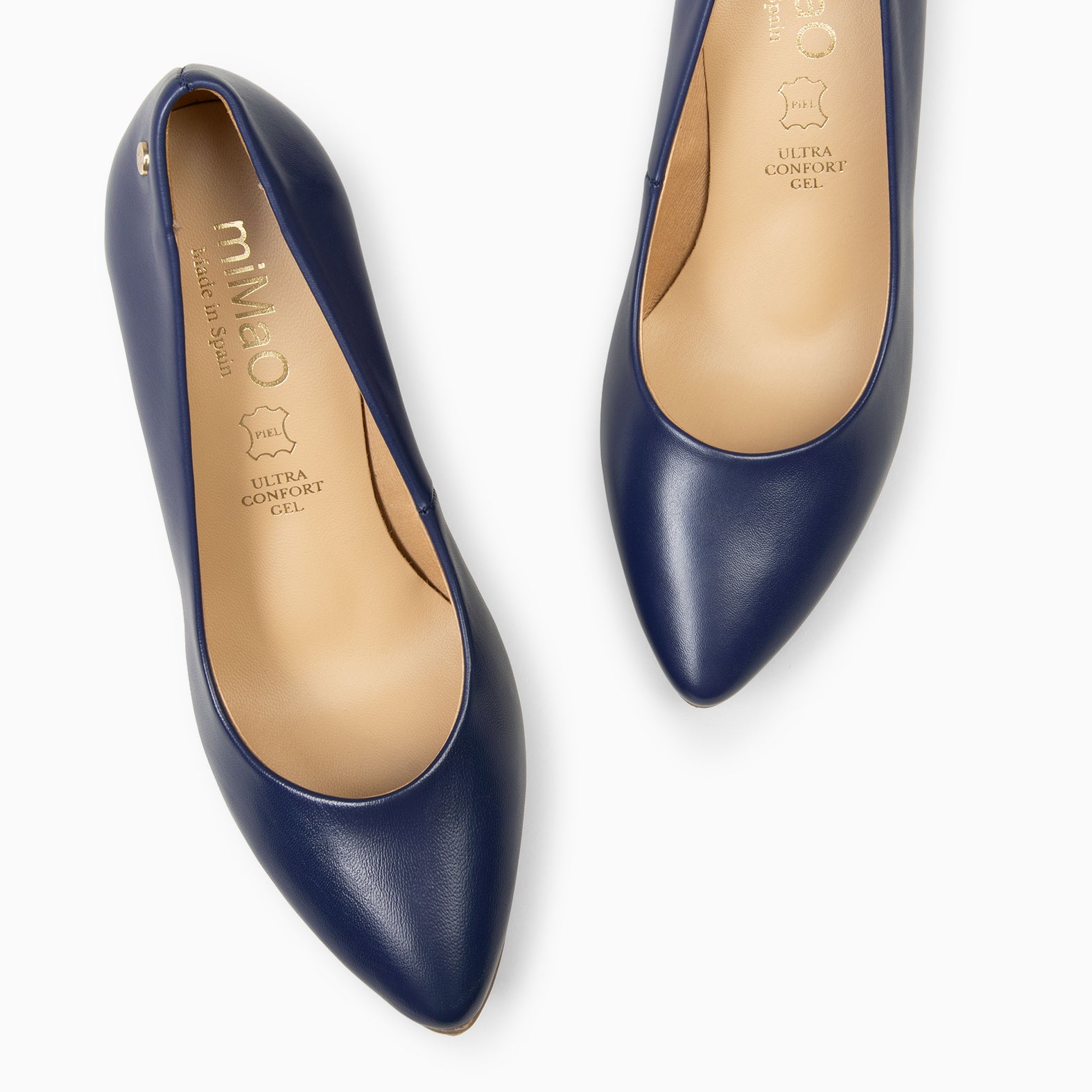 URBAN SALON - BLUE NAPPA LEATHER HIGH HEEL