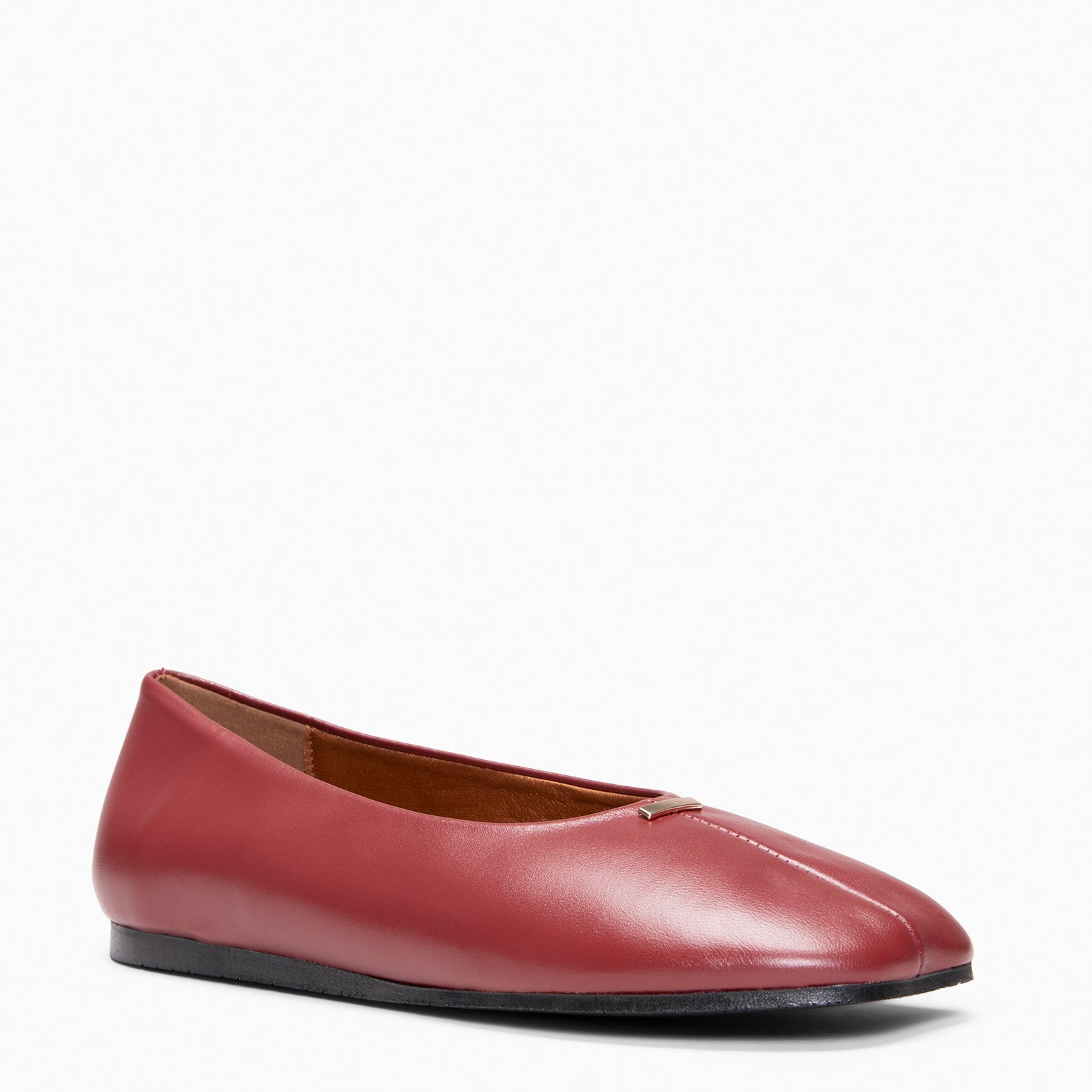 CALA - Ballerines Baresoft en cuir ROUGE
