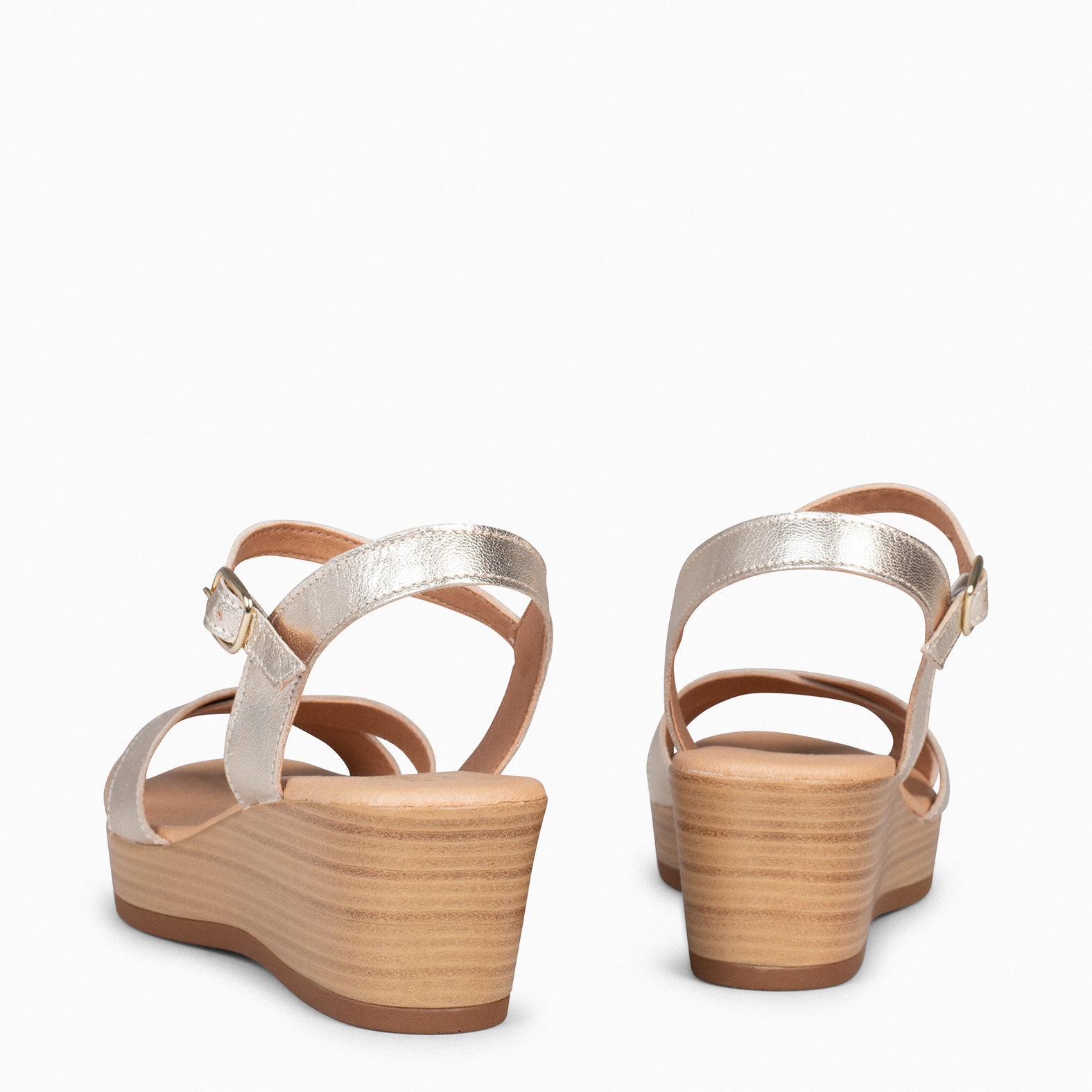MAR – GOLD WEDGE SHOES