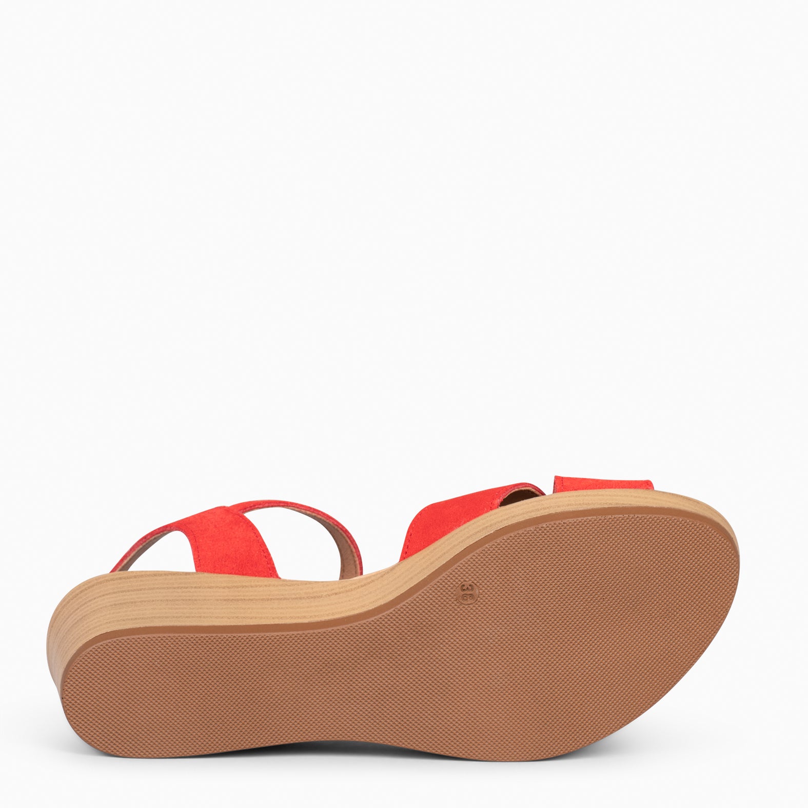 MAR – RED WEDGE SHOES