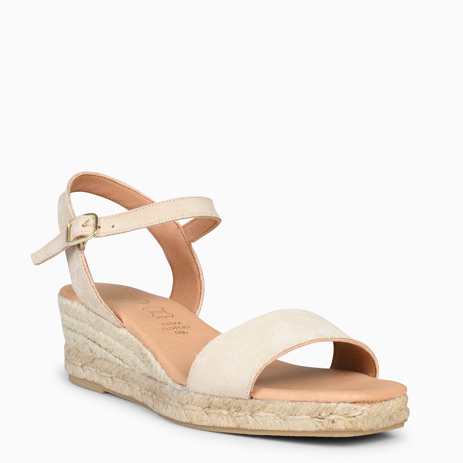 JEREZ - Sandalias de Esparto BEIGE