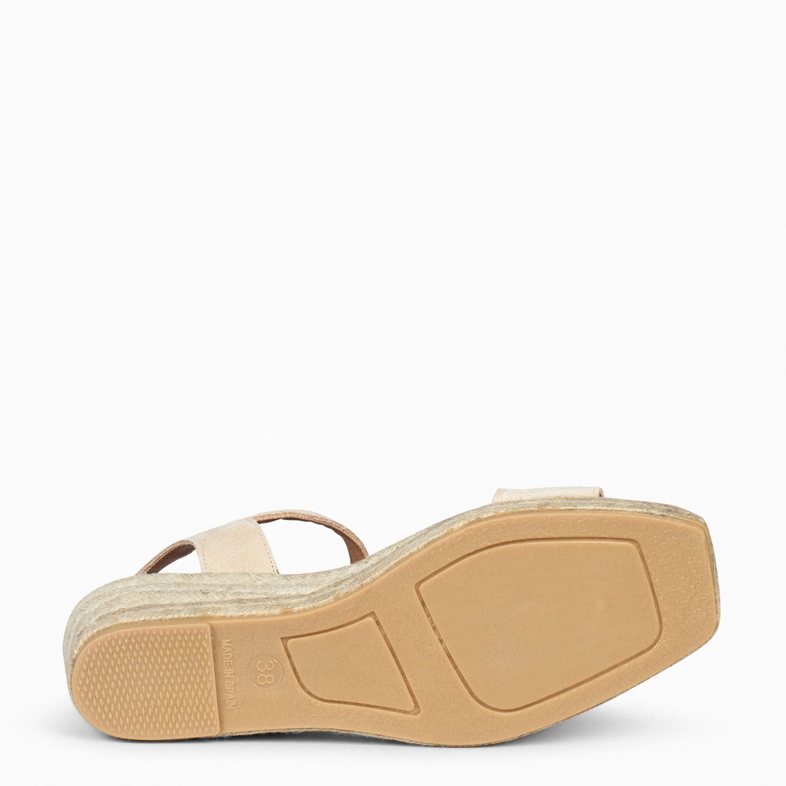 JEREZ - Sandalias de Esparto BEIGE