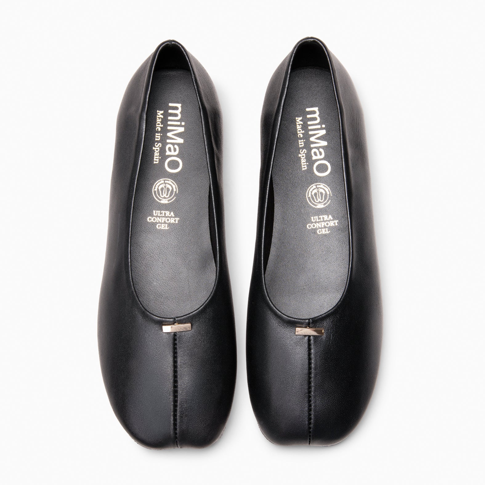 CALA - Ballerines Baresoft en cuir NOIR