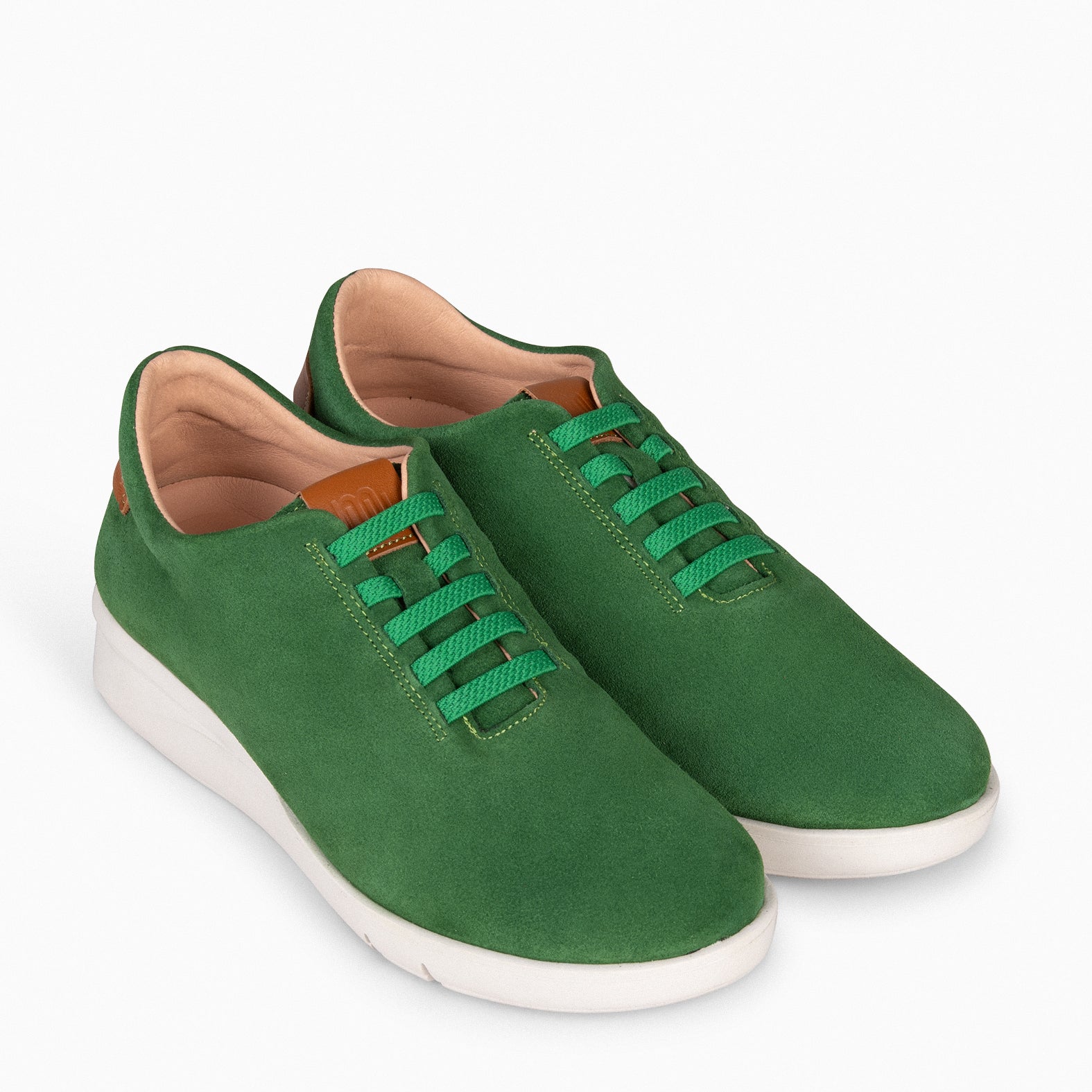 FLY – GREEN casual sneaker with elastic laces