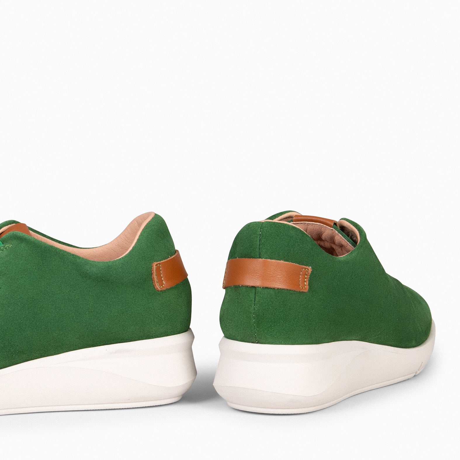 FLY – GREEN casual sneaker with elastic laces